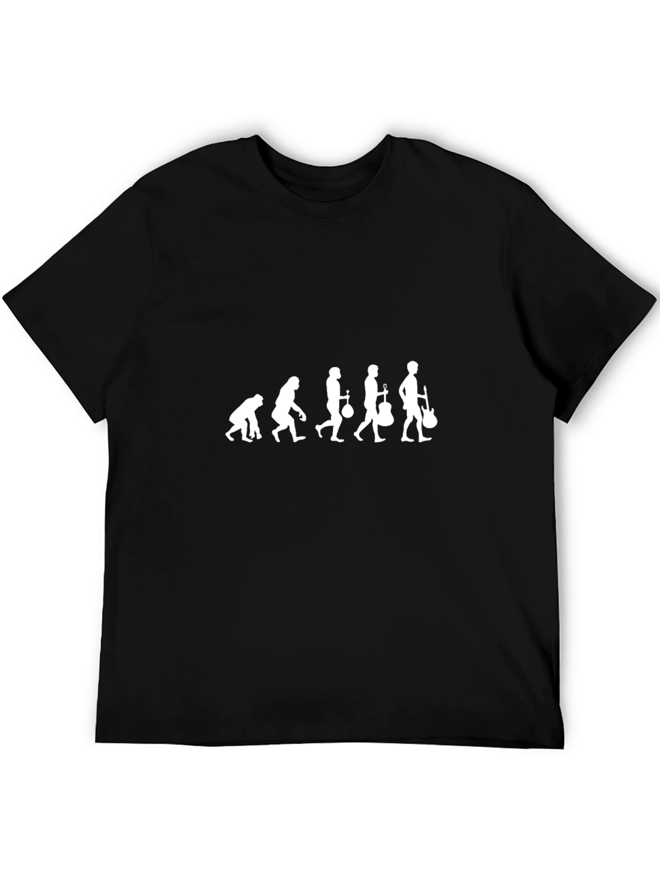 Guitar Evolution Black T-Shirt