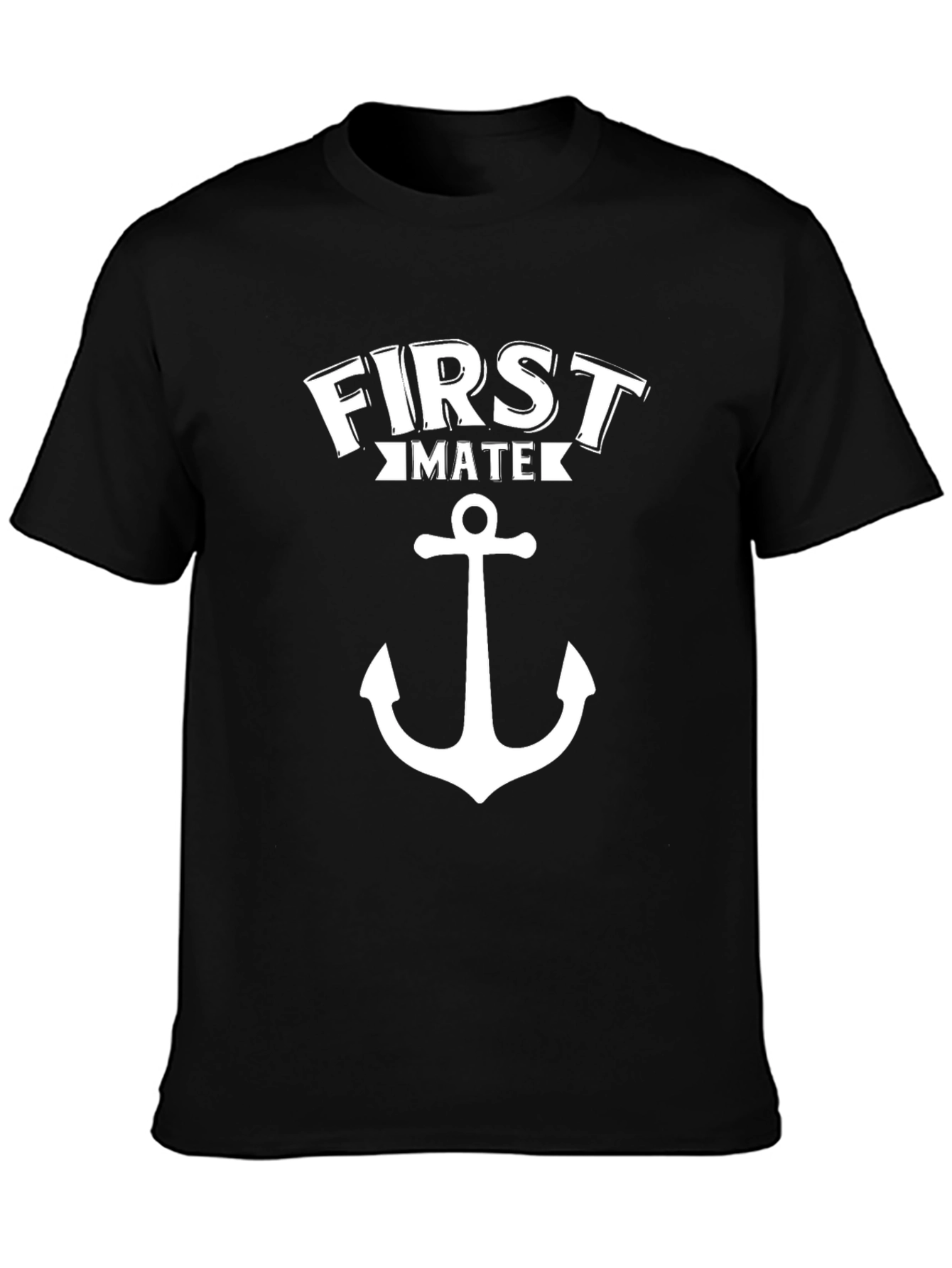 First Mate Anchor Graphic Tee - Nautical T-Shirt