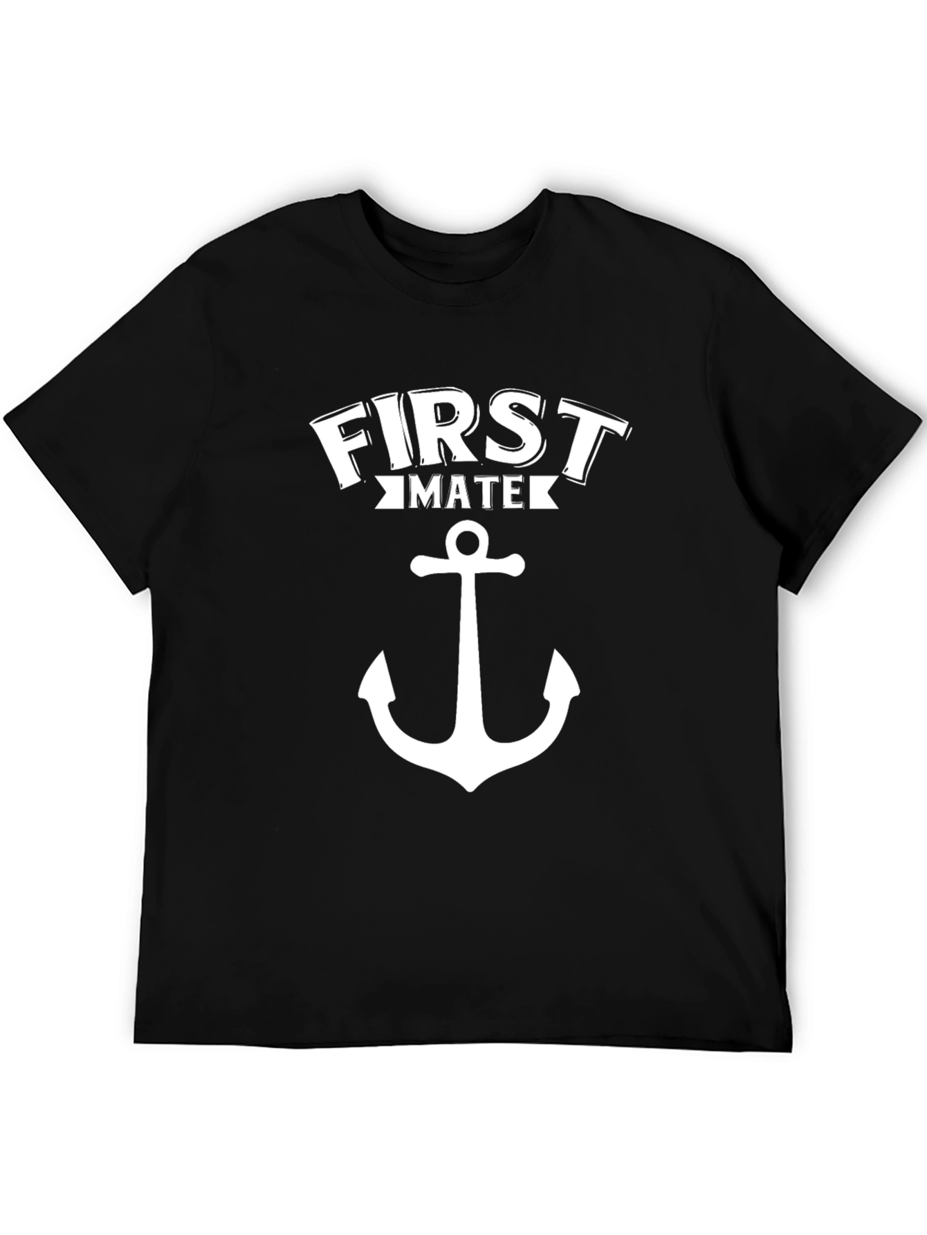 First Mate Anchor Graphic Tee - Nautical T-Shirt