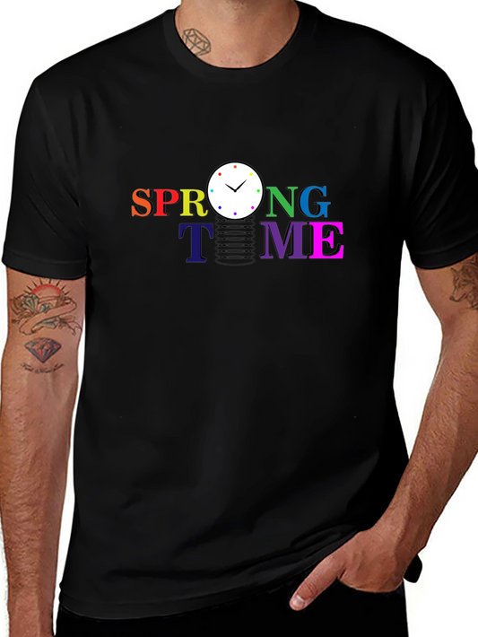 Spring Time Graphic T-Shirt - Colorful Design
