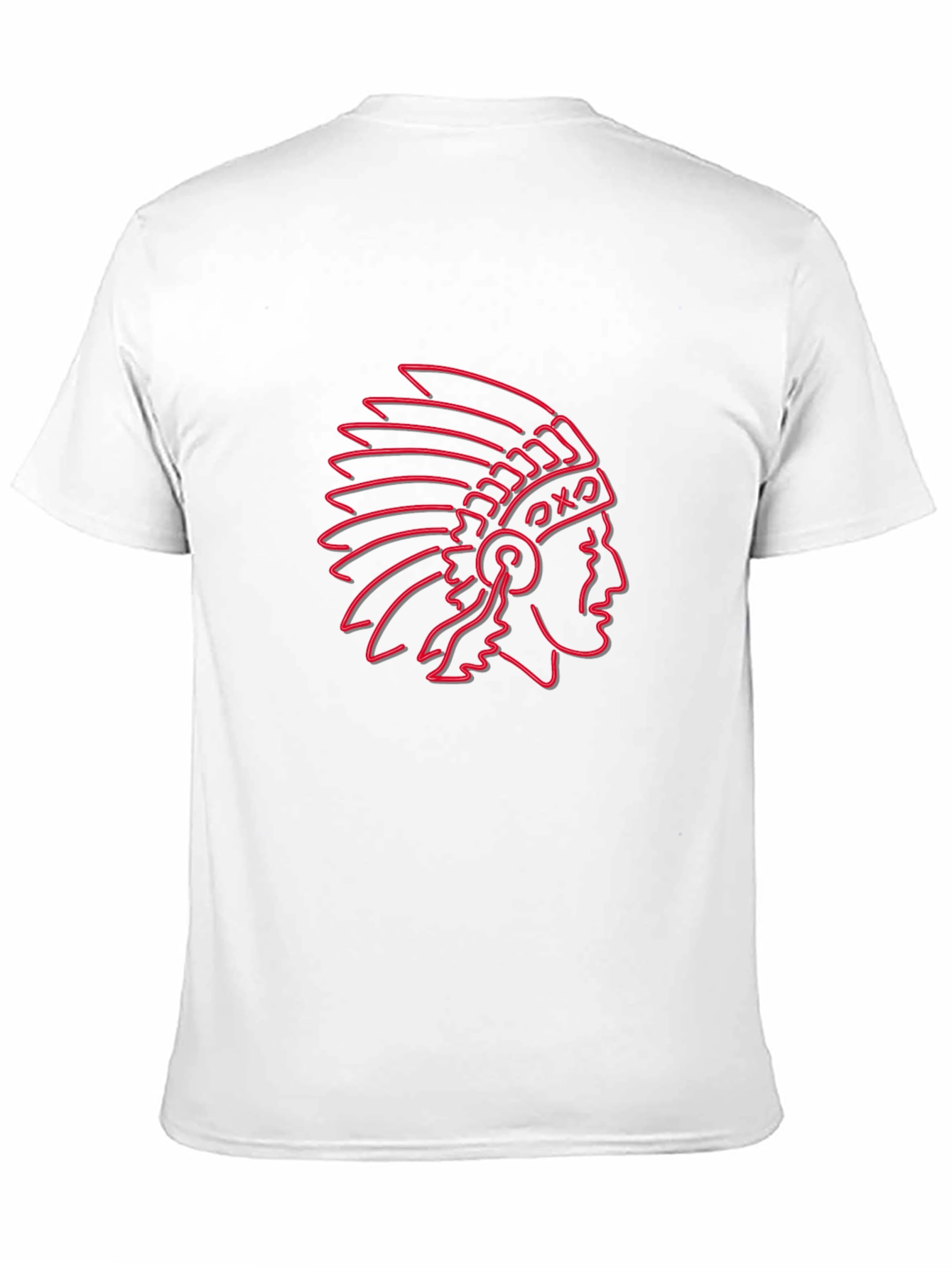 Neon Chief Graphic Tee - Black Cotton Blend