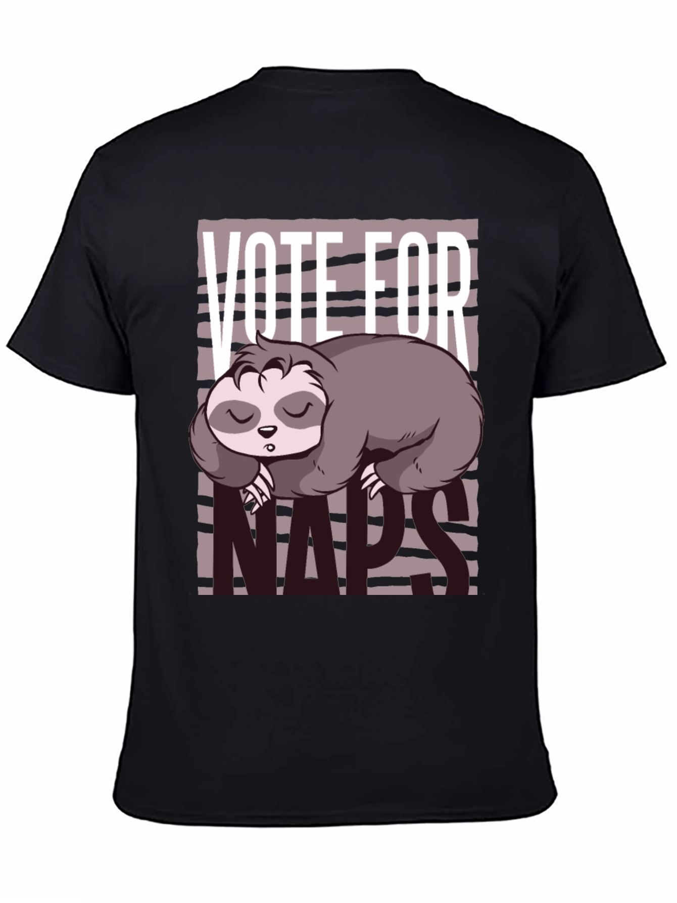 Vote for Naps Sloth Graphic Tee