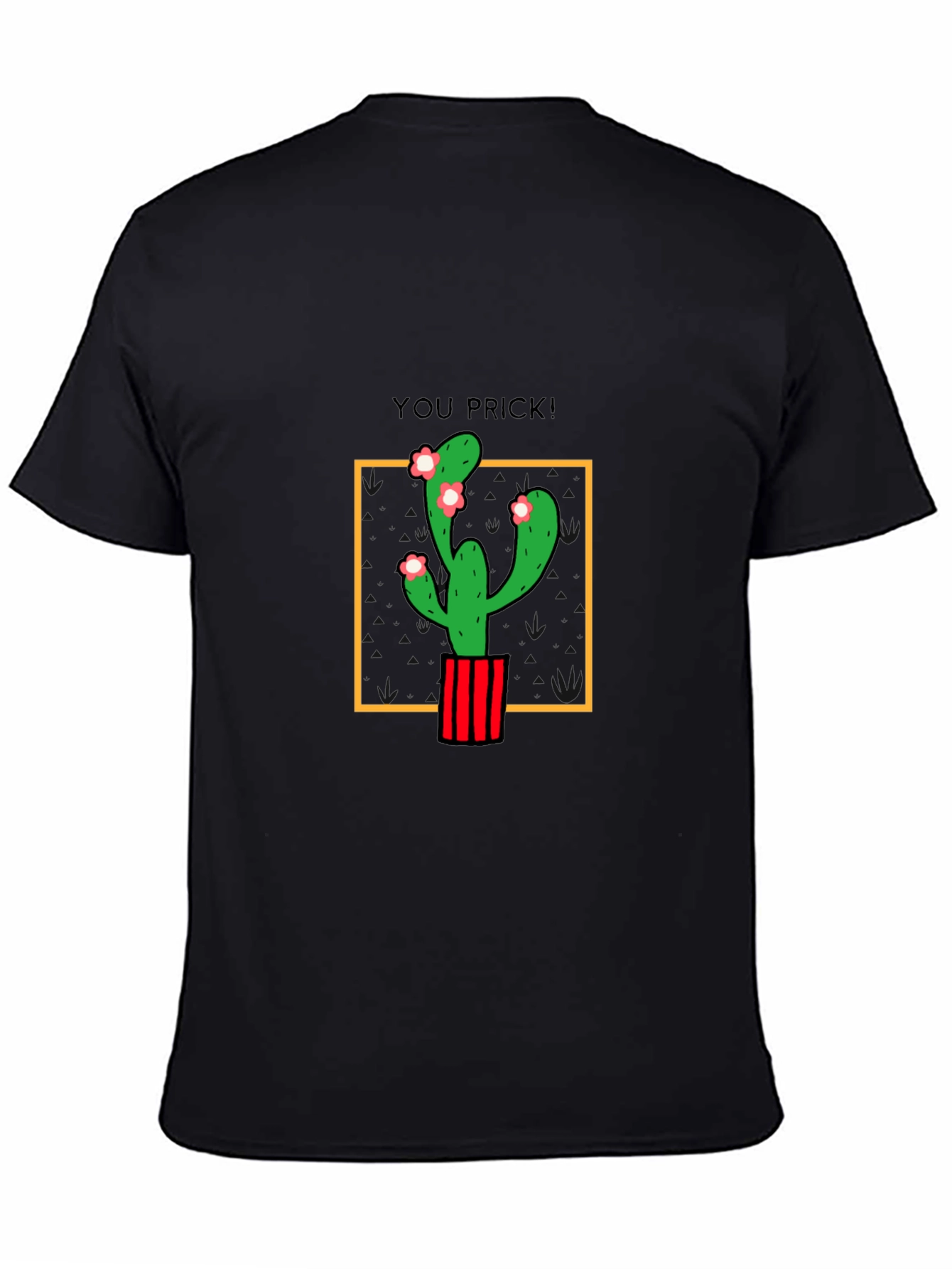 Funny Cactus T-Shirt - You Prick! Graphic Tee