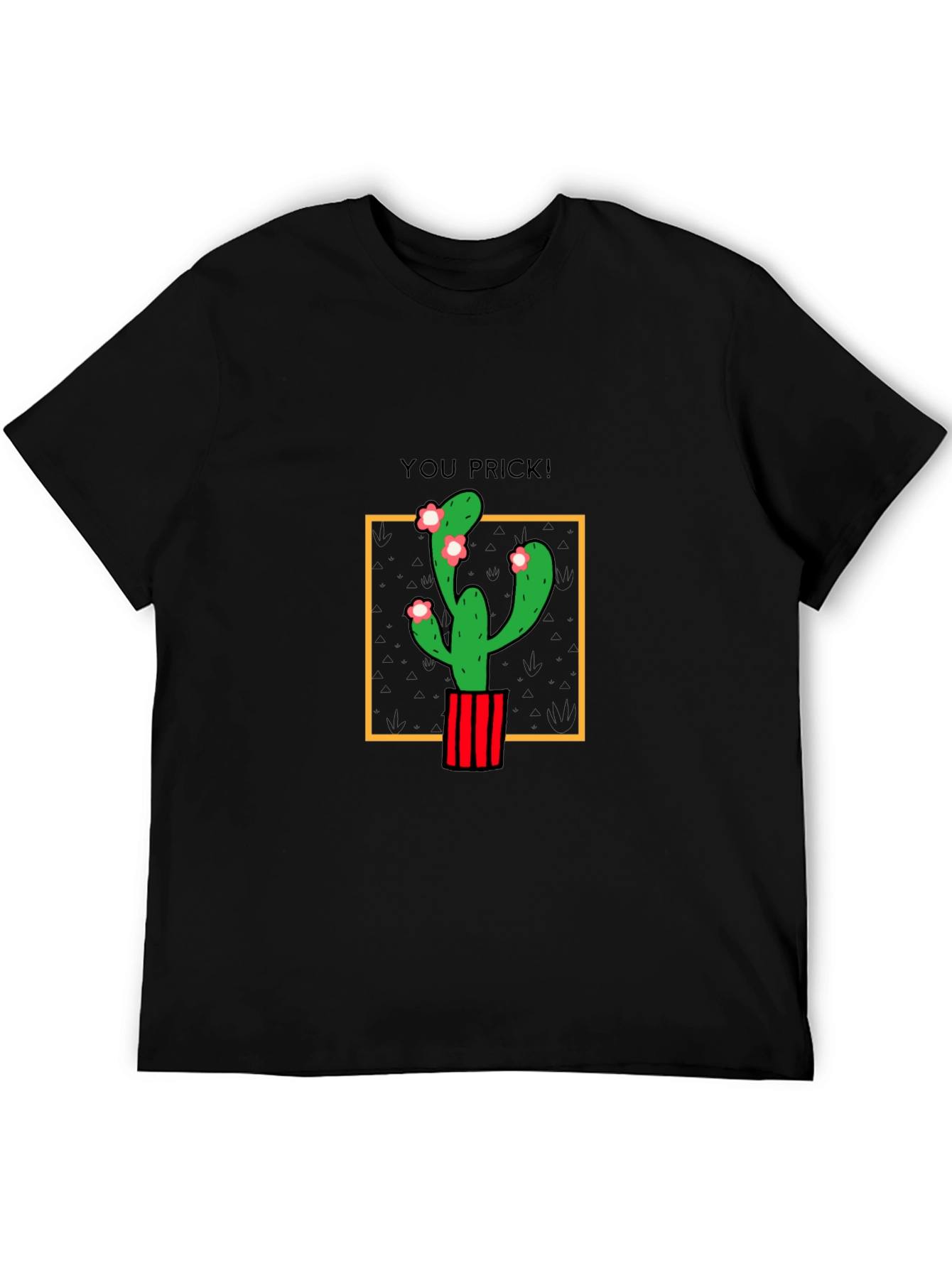 Funny Cactus T-Shirt - You Prick! Graphic Tee