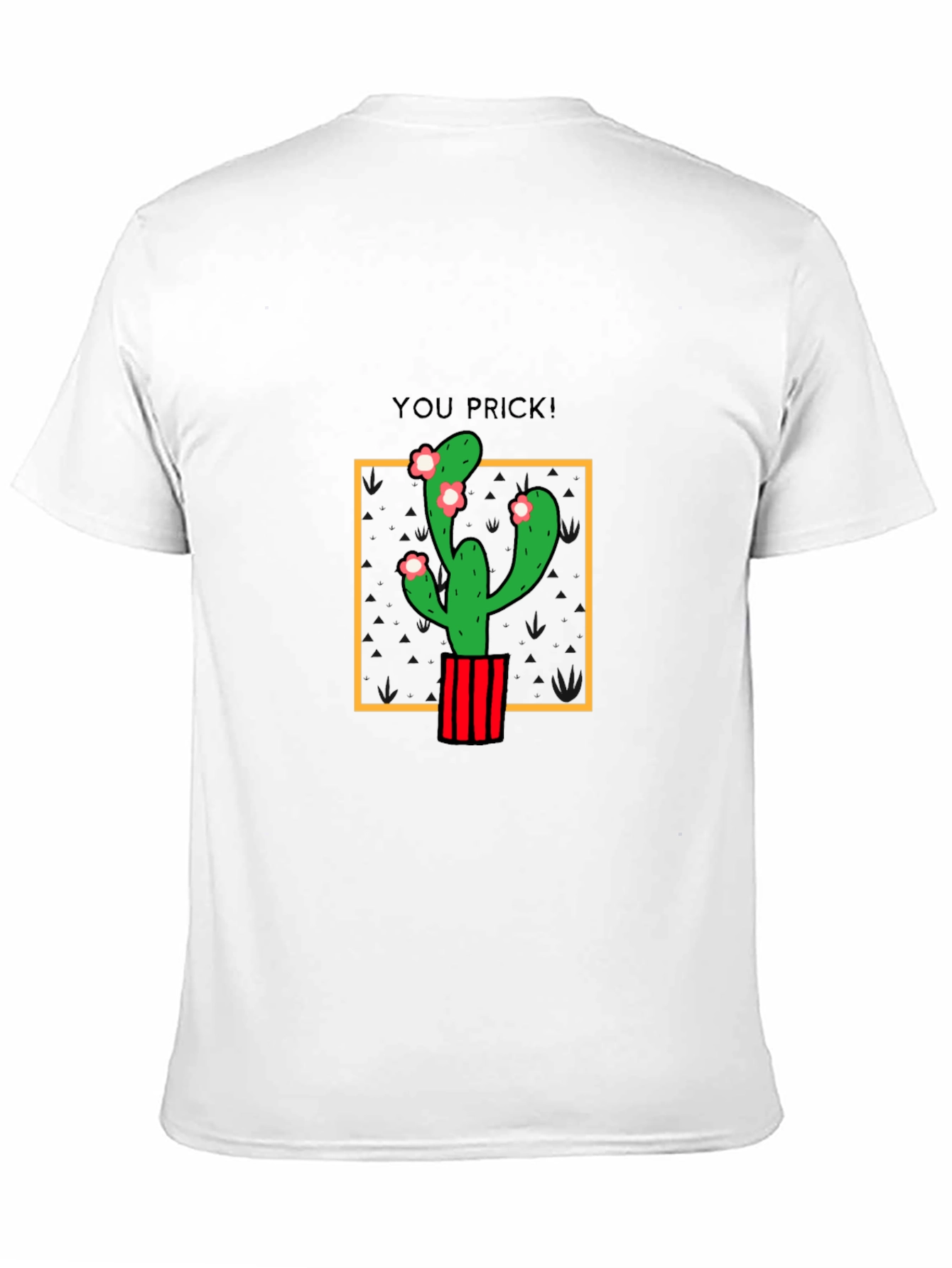 Funny Cactus T-Shirt - You Prick! Graphic Tee