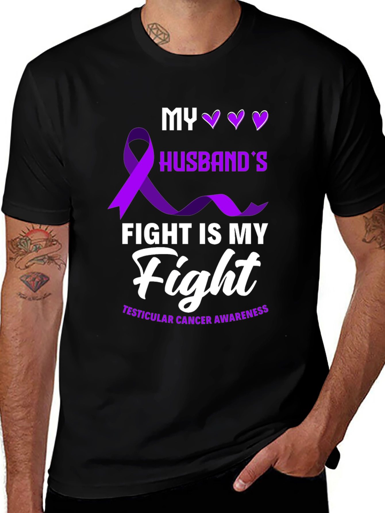 Husbands Fight is My Fight T-Shirt