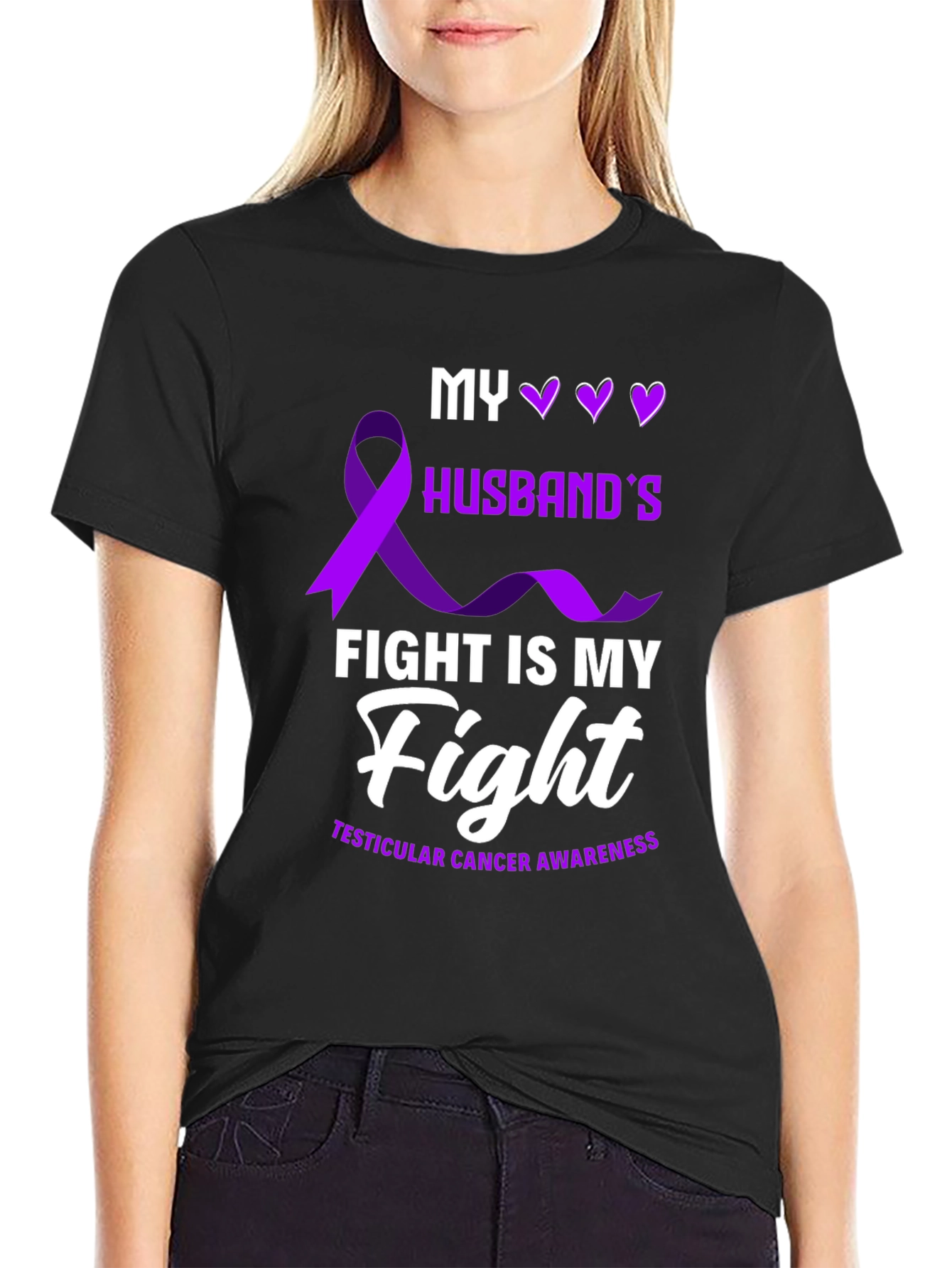 Husbands Fight is My Fight T-Shirt