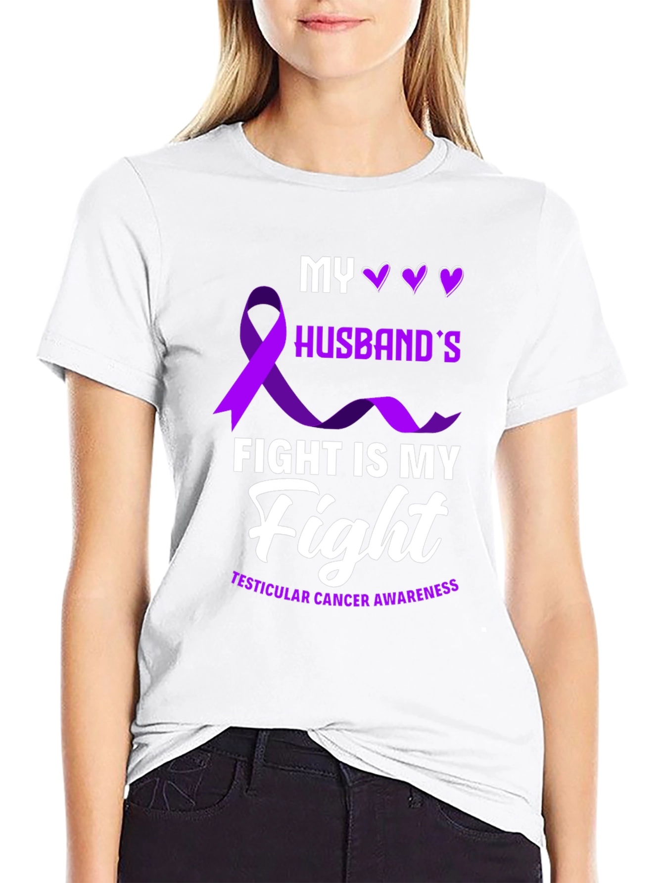 Husbands Fight is My Fight T-Shirt