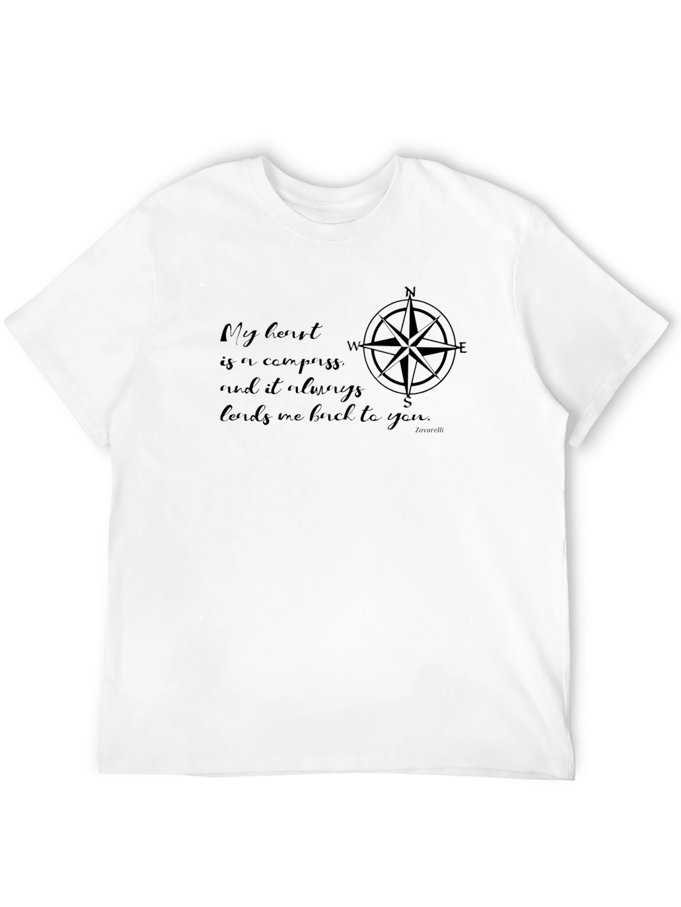 Compass Heart T-Shirt - Always Leads Back To You