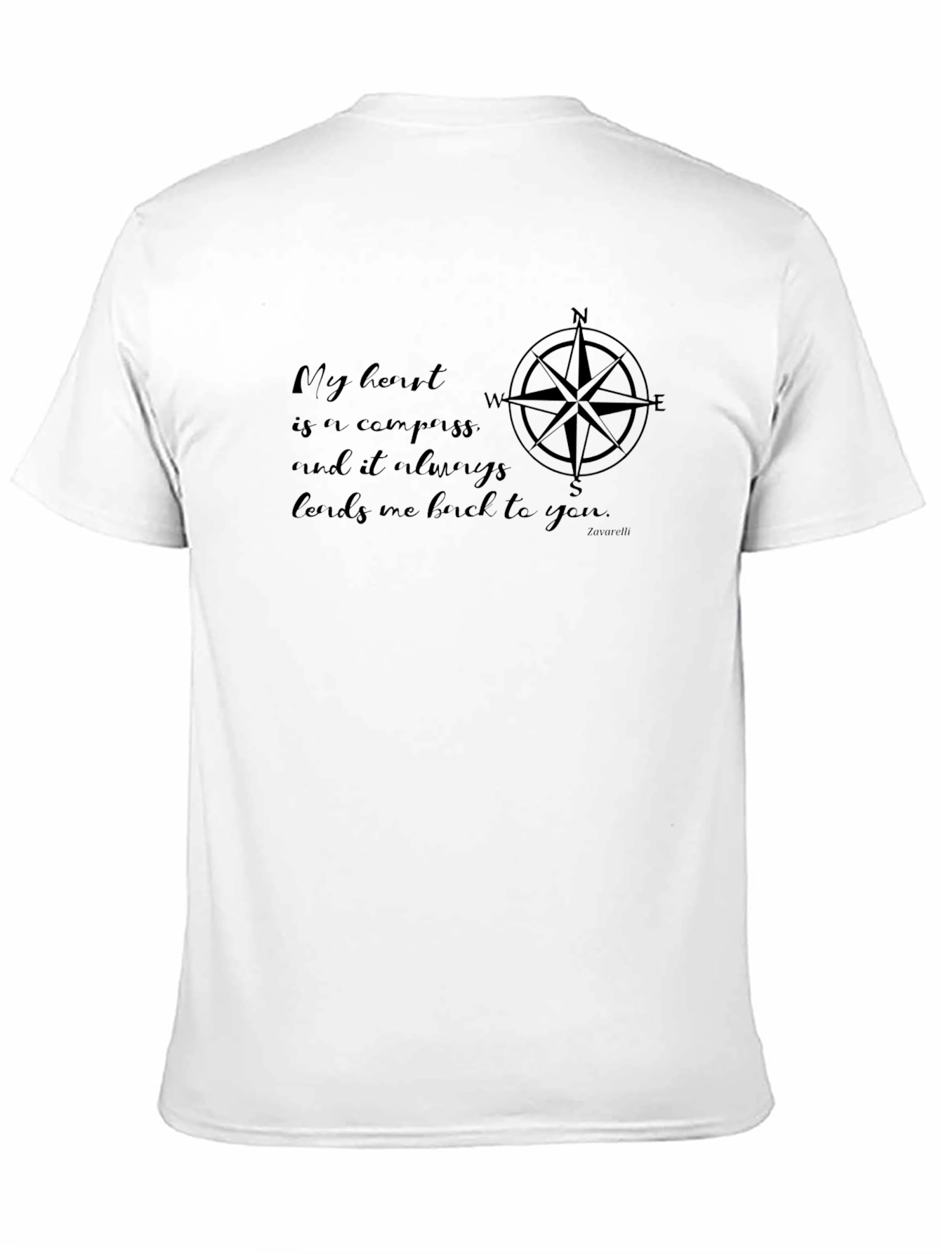 Compass Heart T-Shirt - Always Leads Back To You