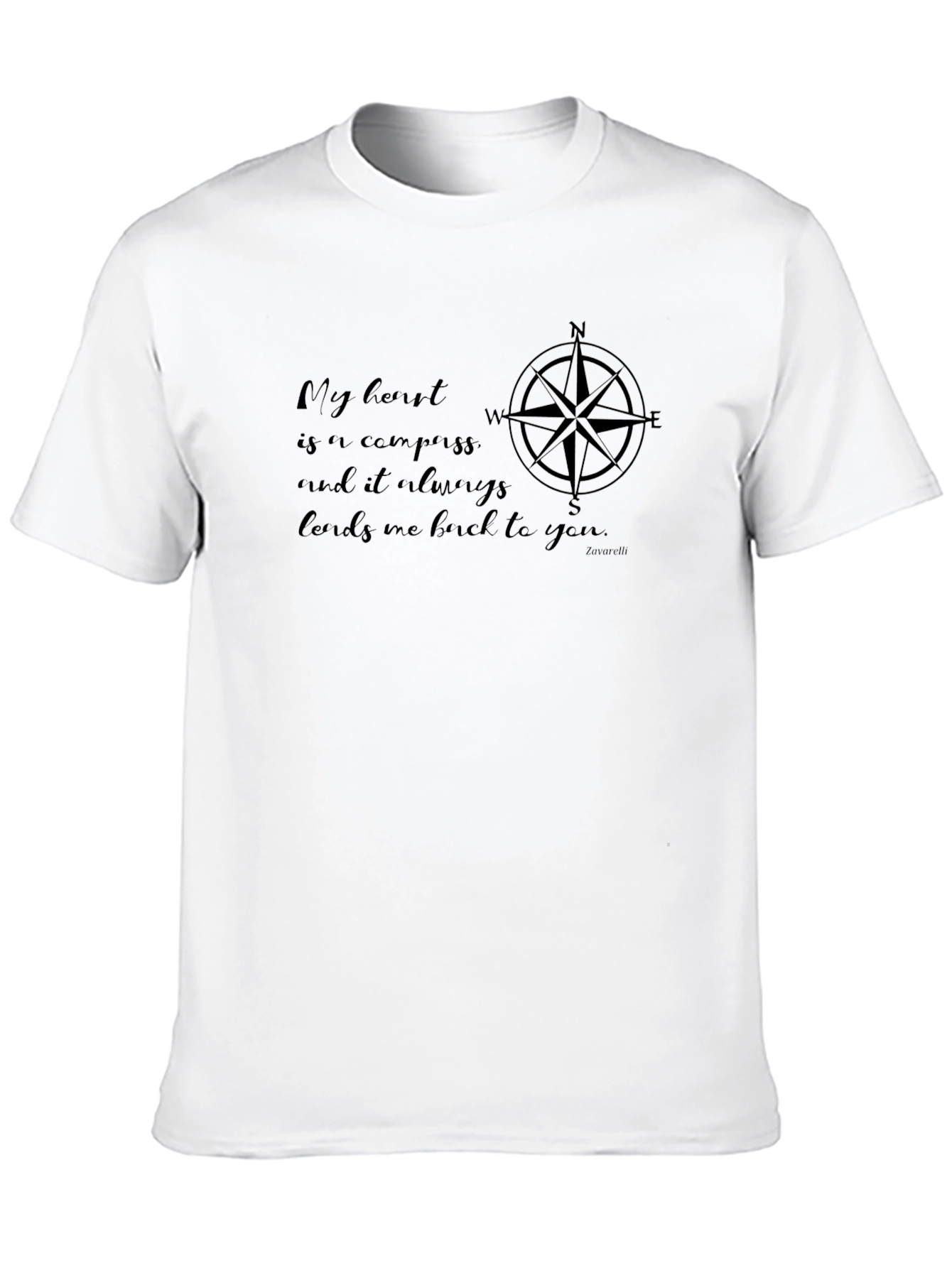 Compass Heart T-Shirt - Always Leads Back To You