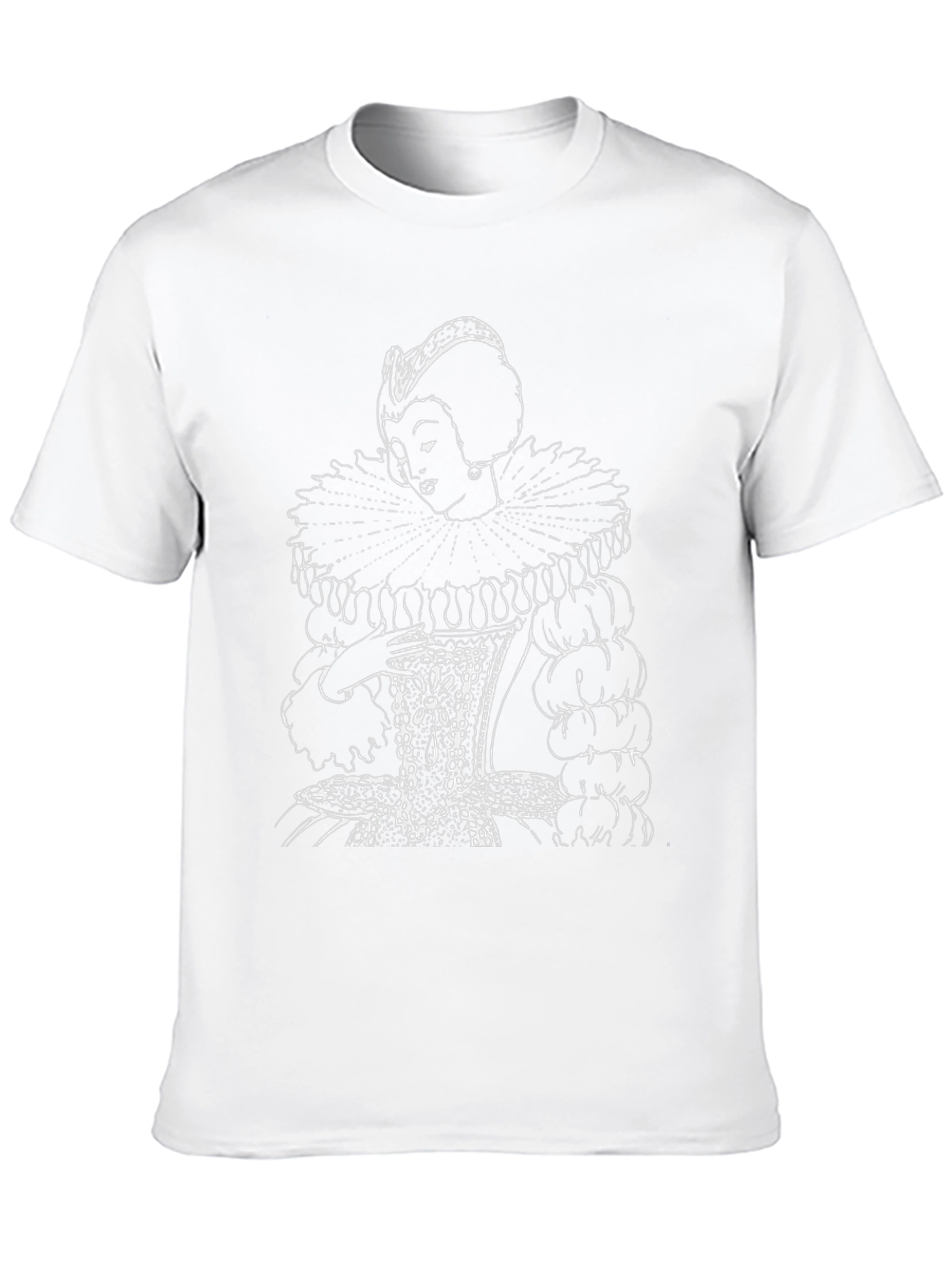 Renaissance Queen Graphic Tee - Black
