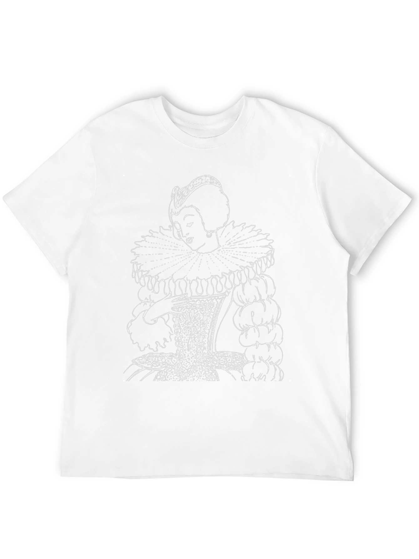 Renaissance Queen Graphic Tee - Black