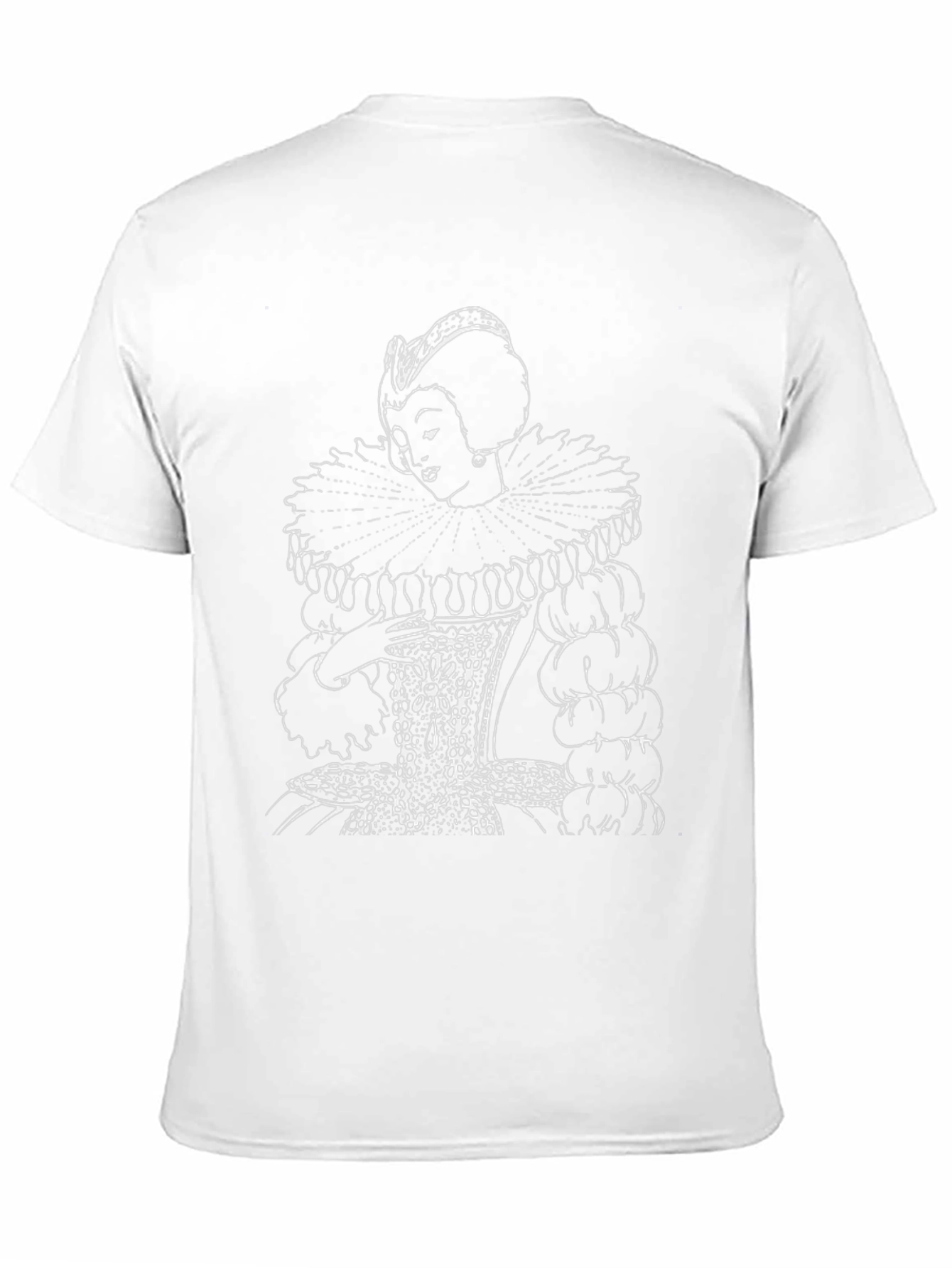 Renaissance Queen Graphic Tee - Black