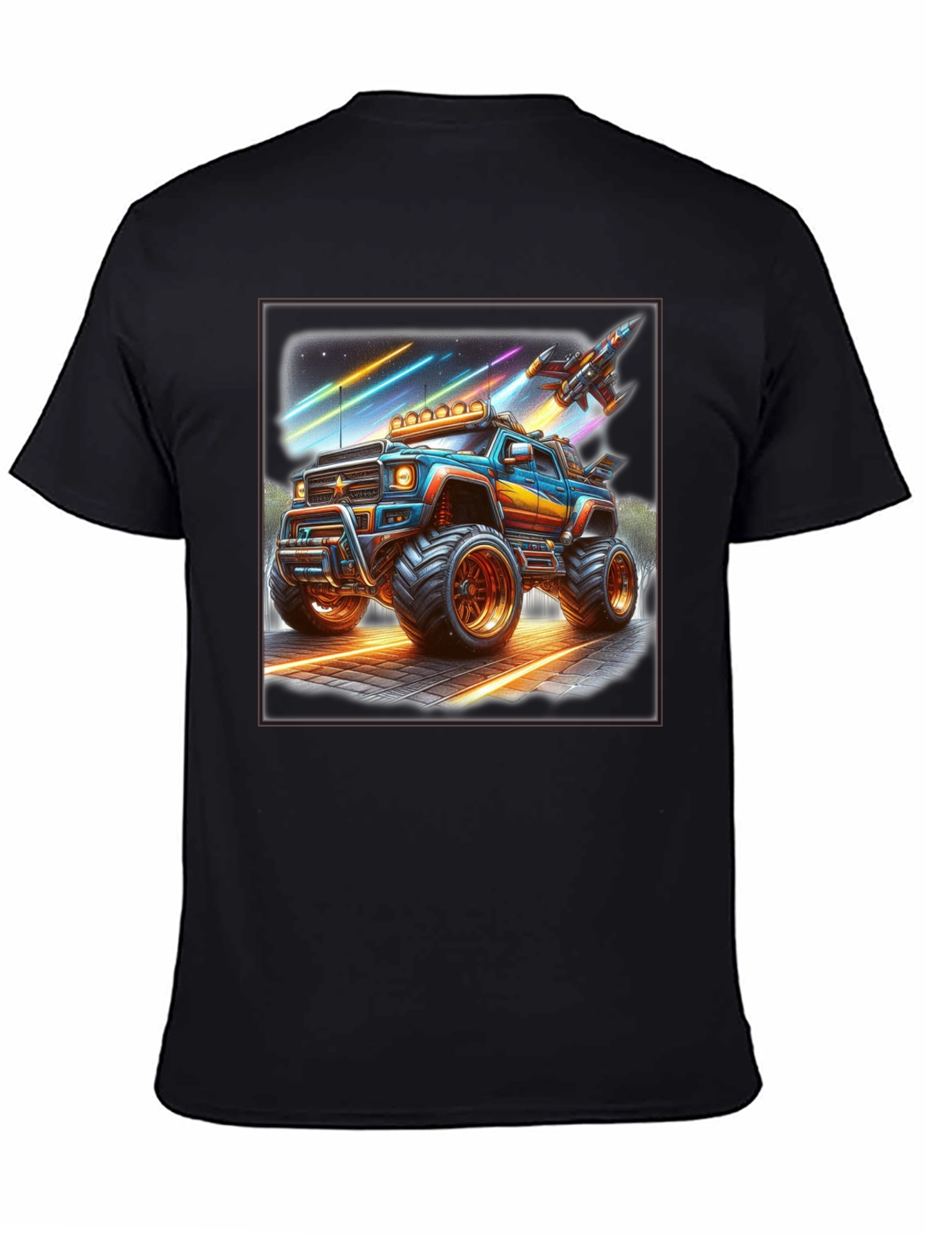 Monster Truck Rocket T-Shirt
