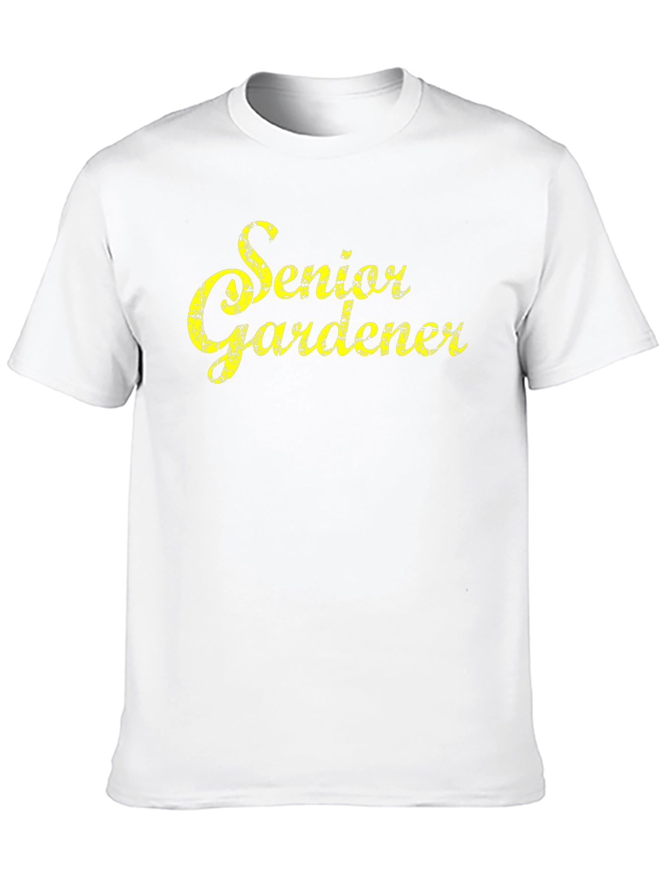 Senior Gardener T-Shirt - Black Cotton Tee