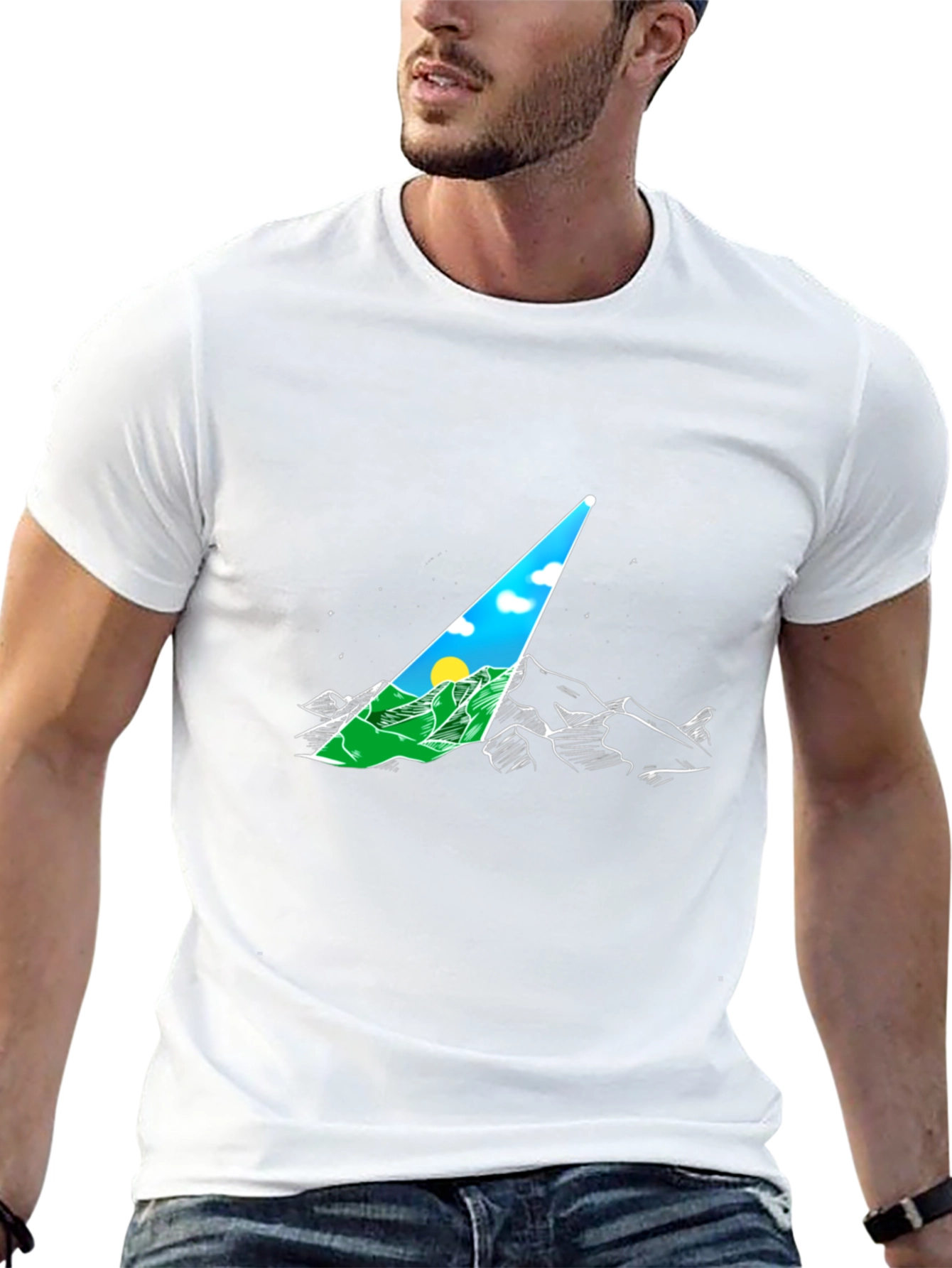Mountain View Graphic Tee - Adventure Awaits!