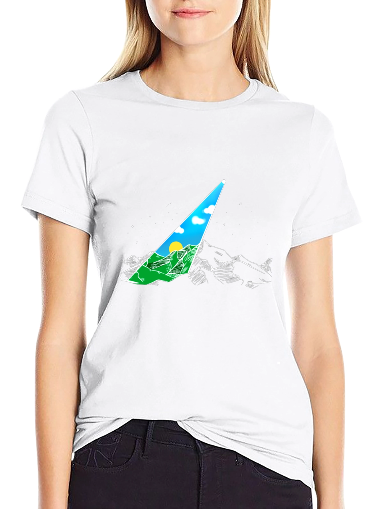 Mountain View Graphic Tee - Adventure Awaits!