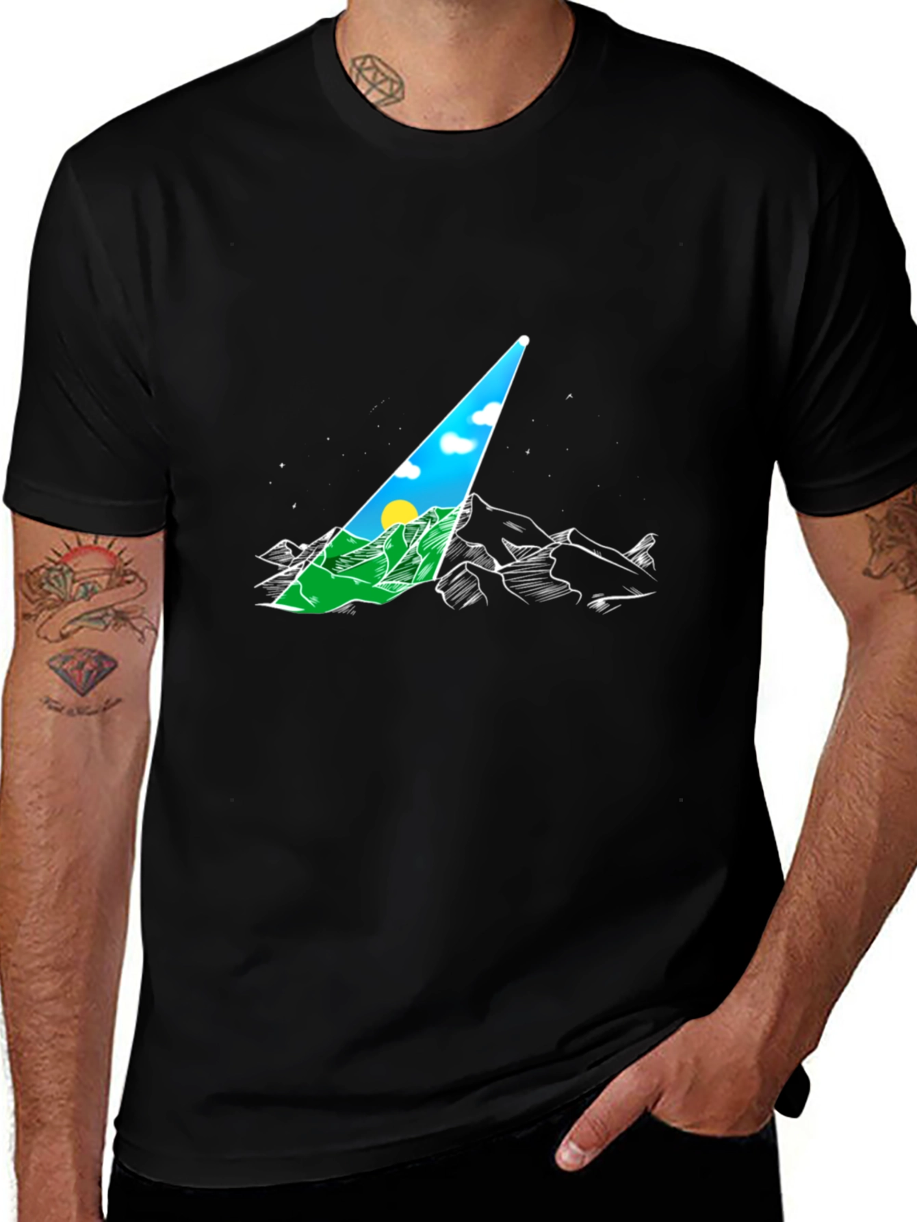 Mountain View Graphic Tee - Adventure Awaits!