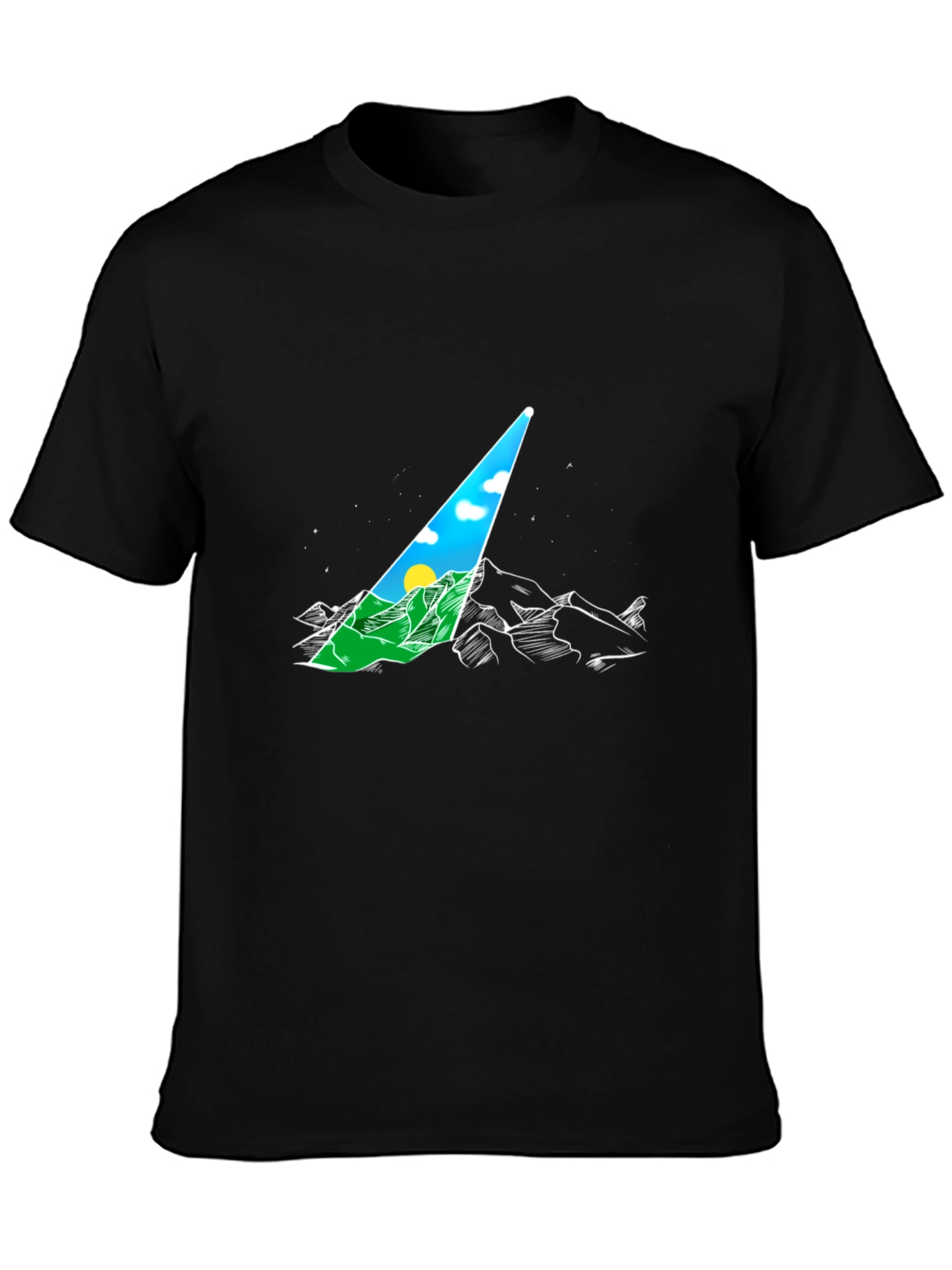 Mountain View Graphic Tee - Adventure Awaits!