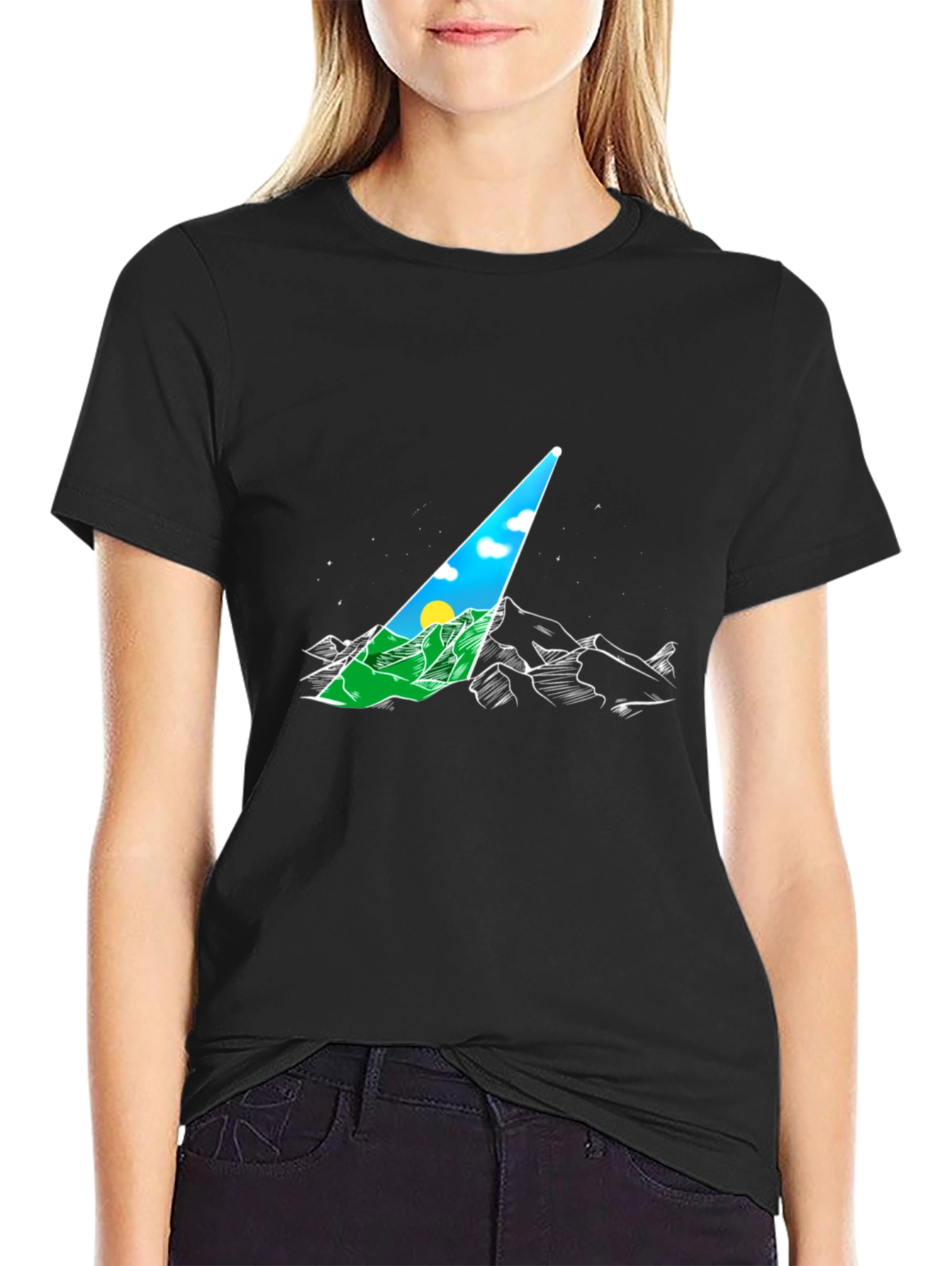 Mountain View Graphic Tee - Adventure Awaits!
