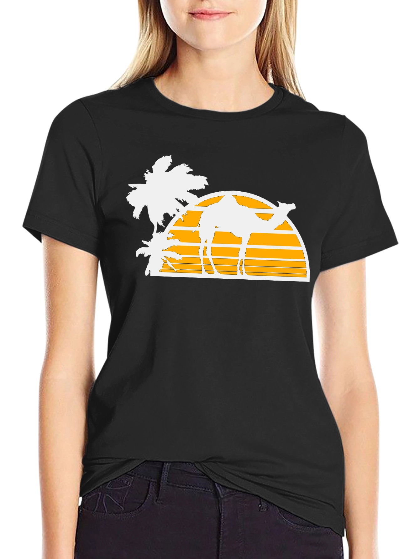 Retro Desert Camel T-Shirt