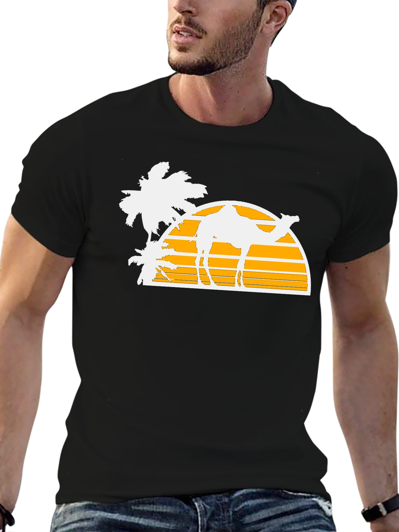 Retro Desert Camel T-Shirt