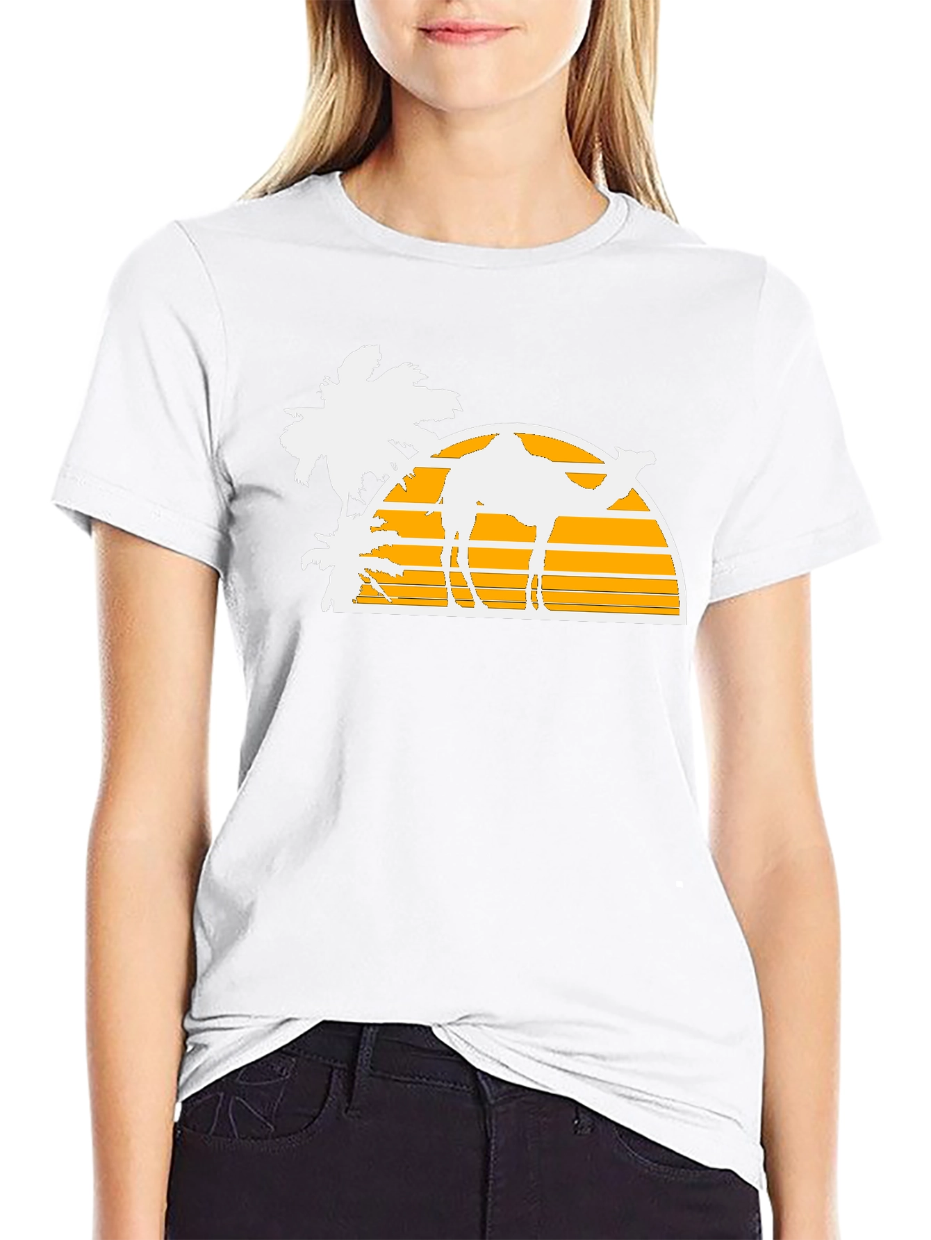 Retro Desert Camel T-Shirt
