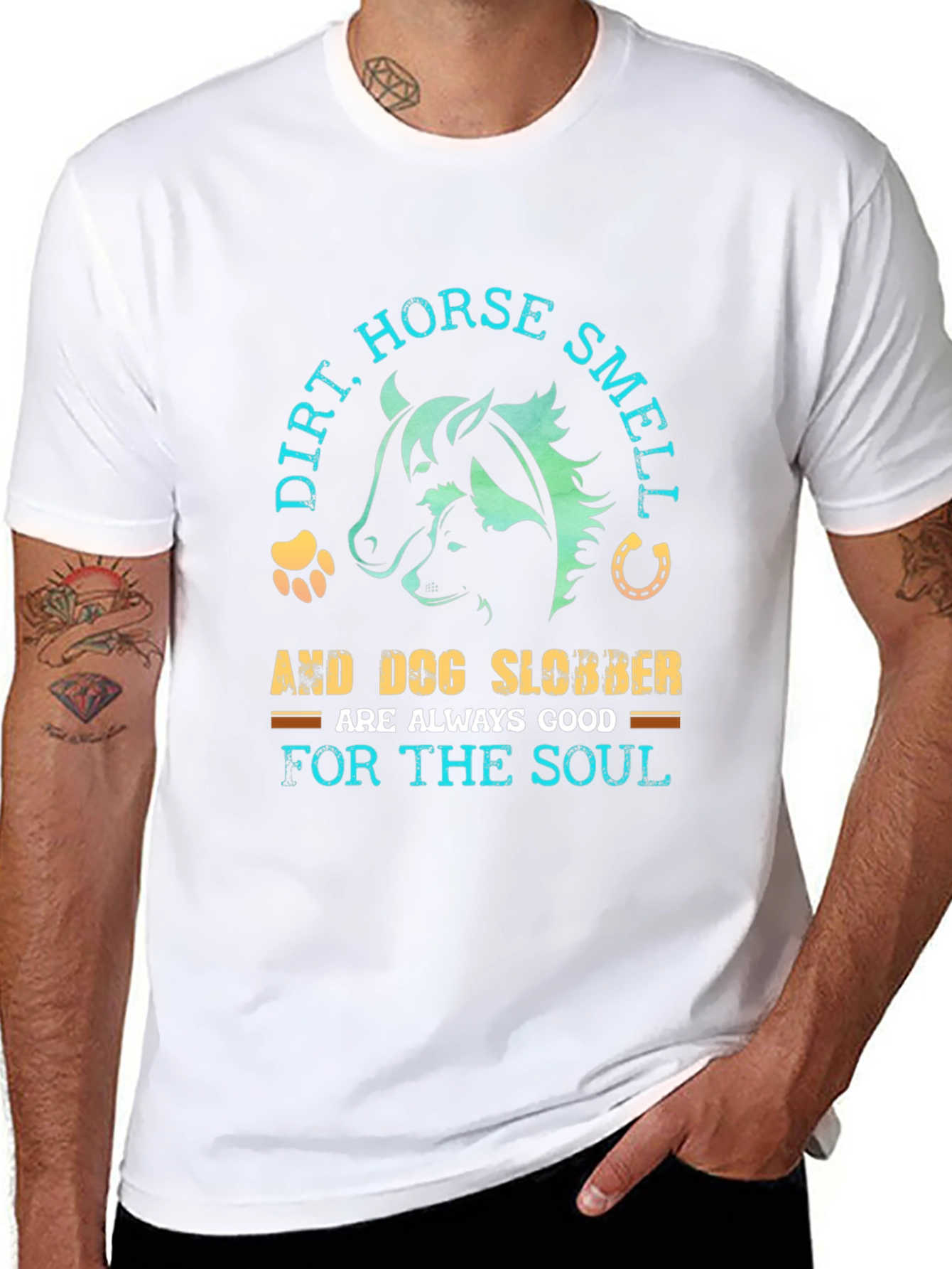 Dirt Horse Smell & Dog Slobber T-Shirt