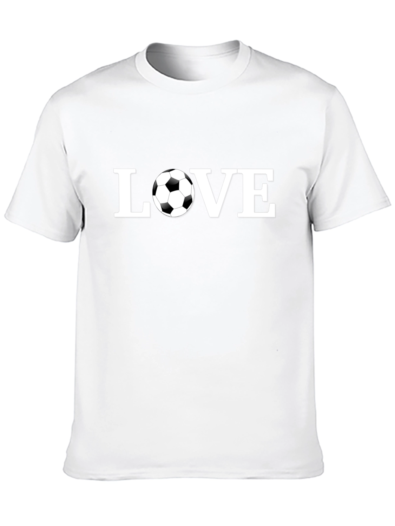 Love Soccer Black T-Shirt