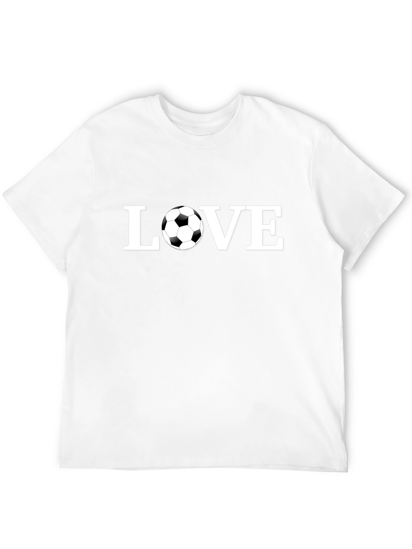 Love Soccer Black T-Shirt