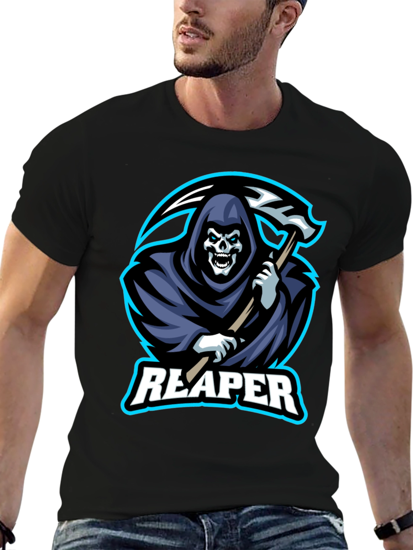 Reaper Graphic T-Shirt - Dark Humor Fashion