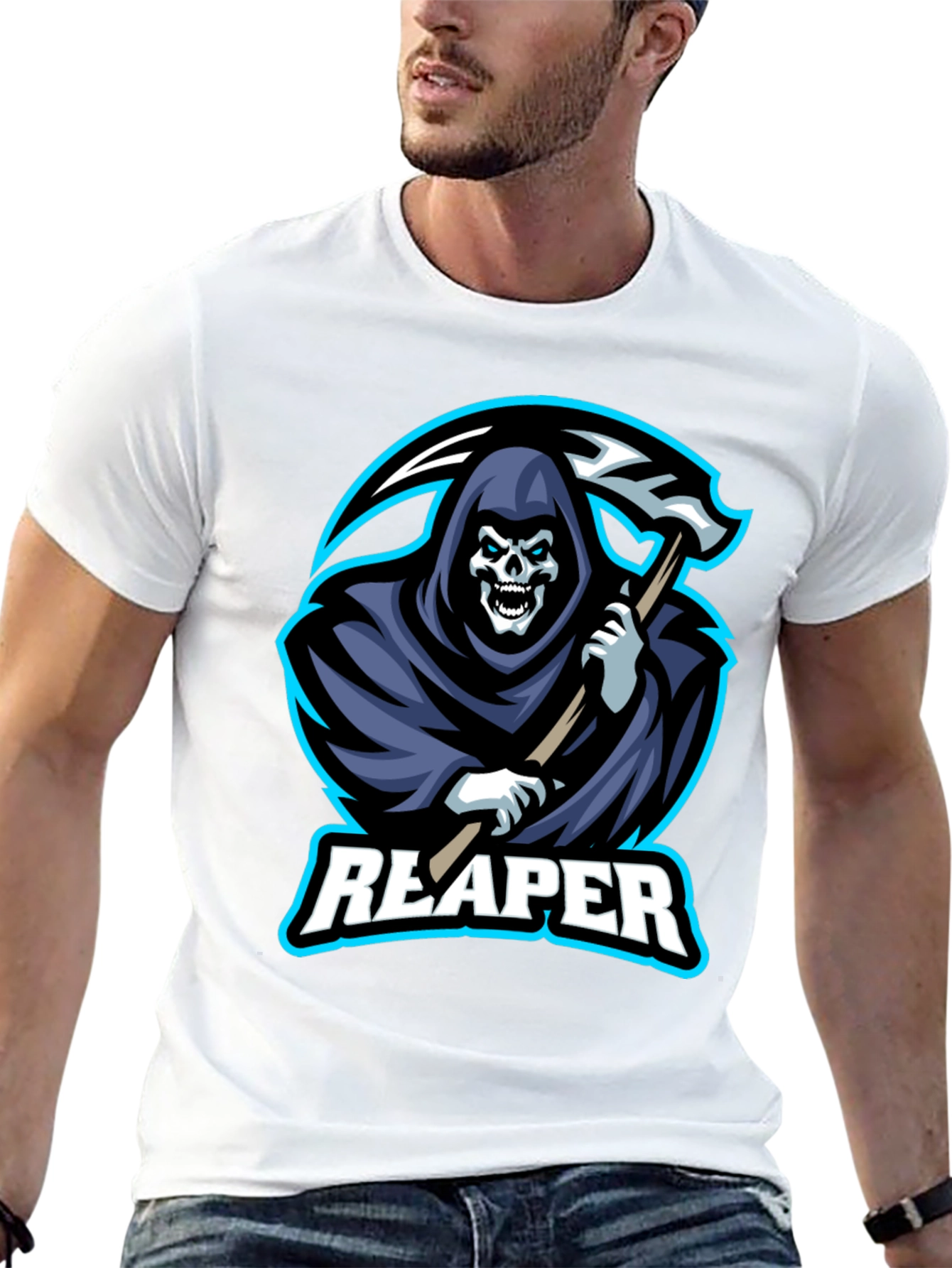 Reaper Graphic T-Shirt - Dark Humor Fashion