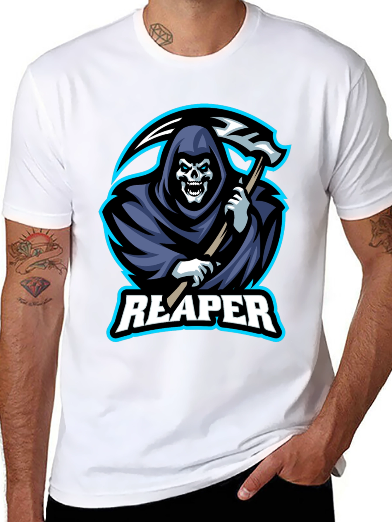 Reaper Graphic T-Shirt - Dark Humor Fashion