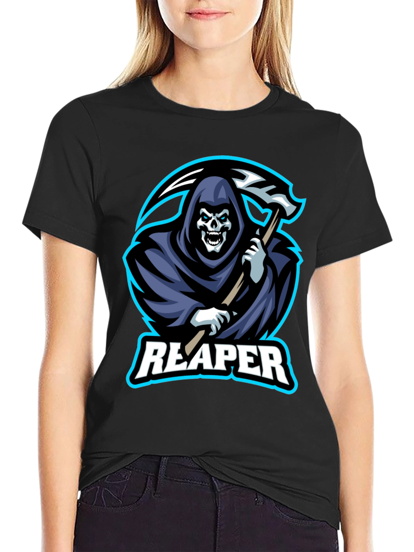 Reaper Graphic T-Shirt - Dark Humor Fashion