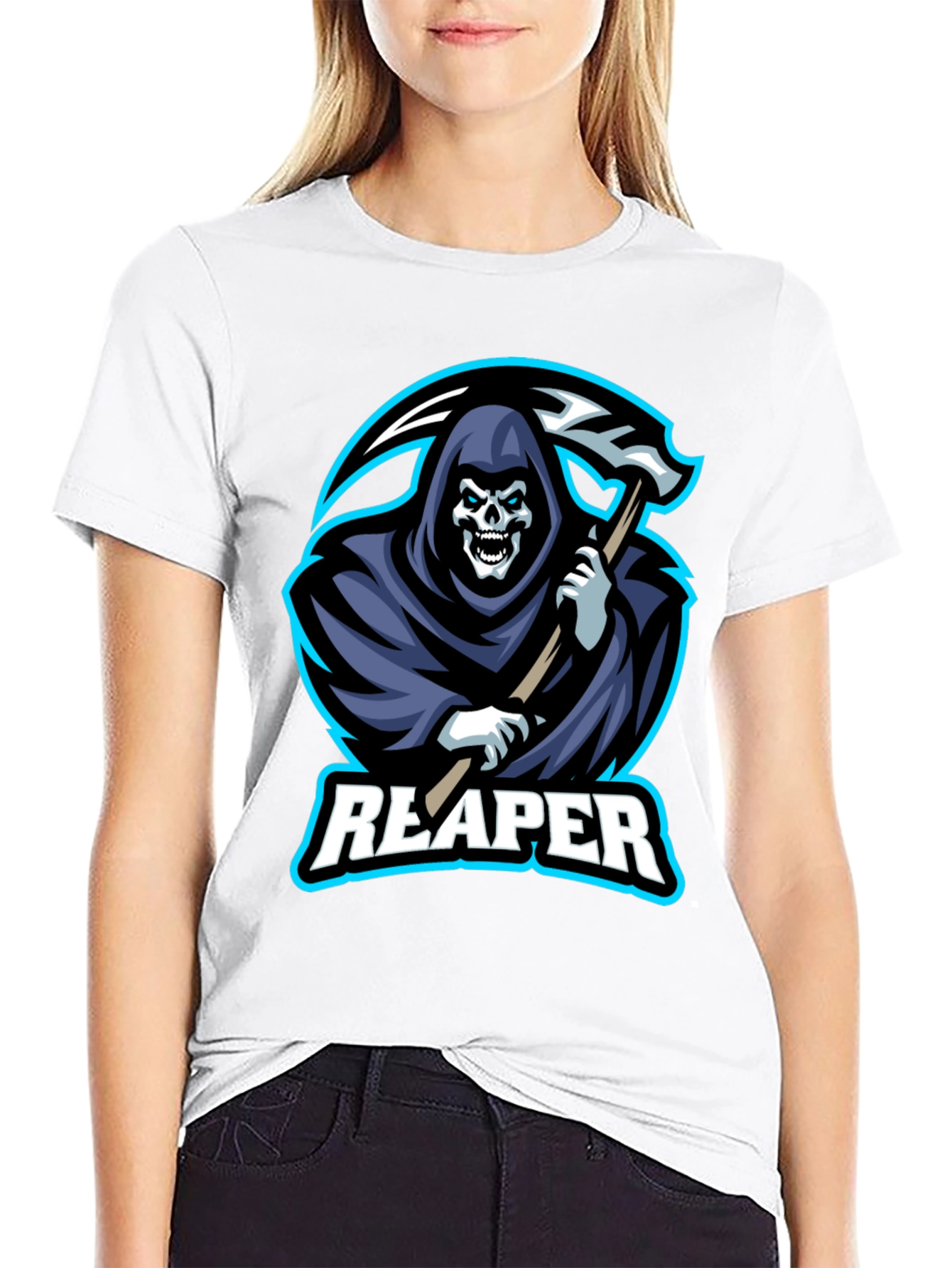 Reaper Graphic T-Shirt - Dark Humor Fashion