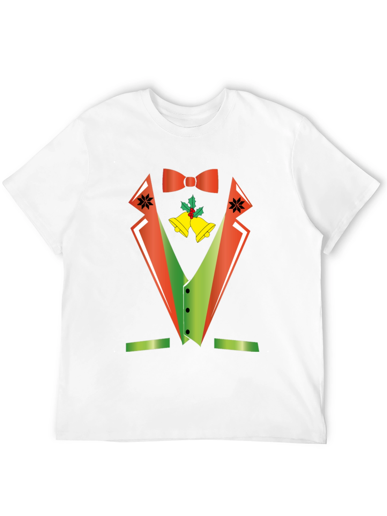 Festive Christmas Tuxedo T-Shirt