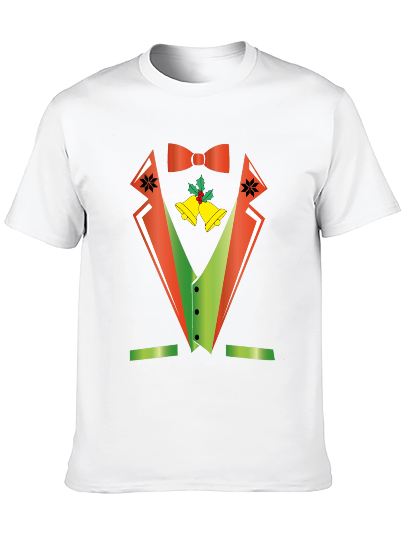 Festive Christmas Tuxedo T-Shirt