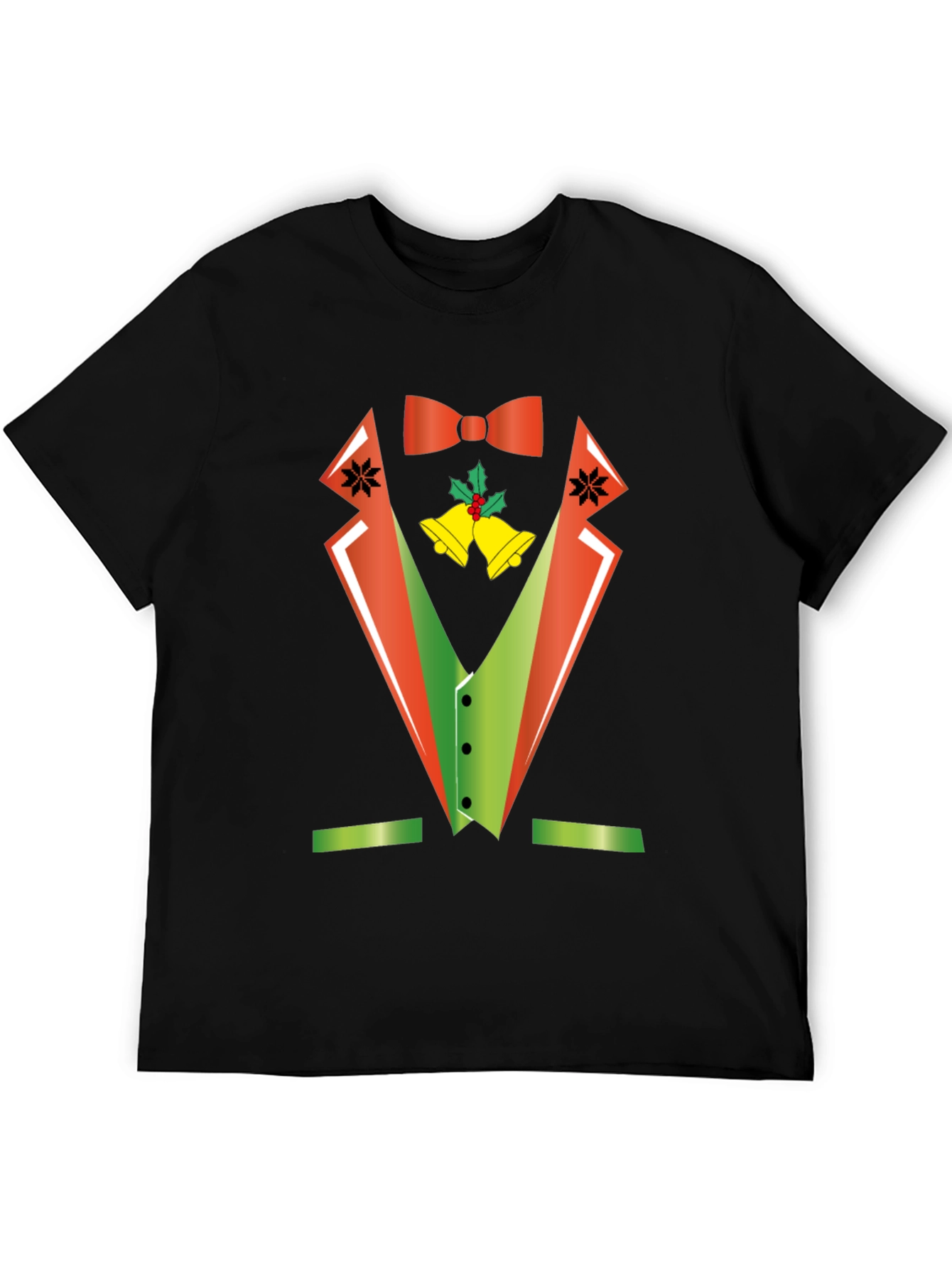 Festive Christmas Tuxedo T-Shirt