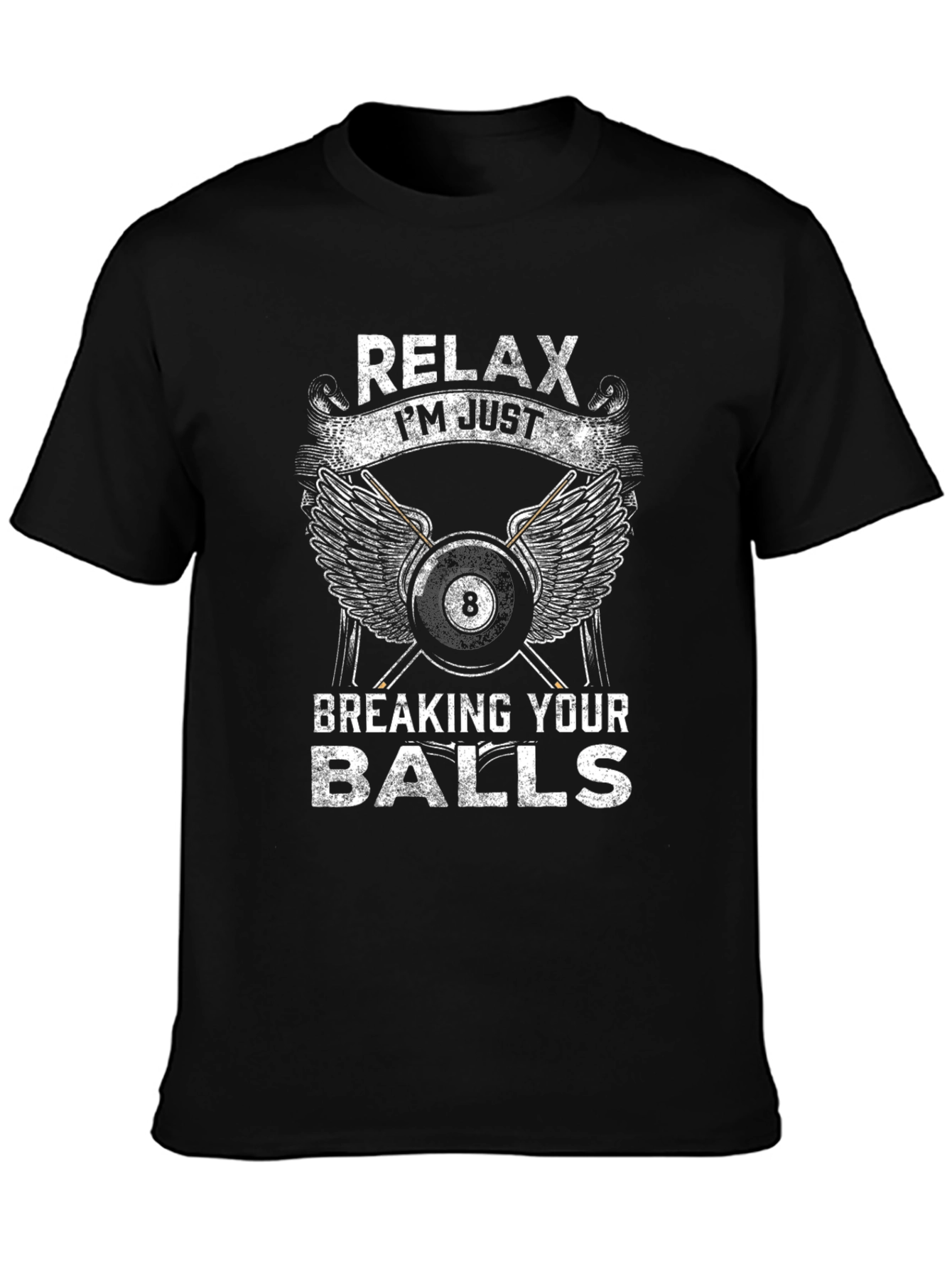 Relax Breaking Balls Graphic T-Shirt