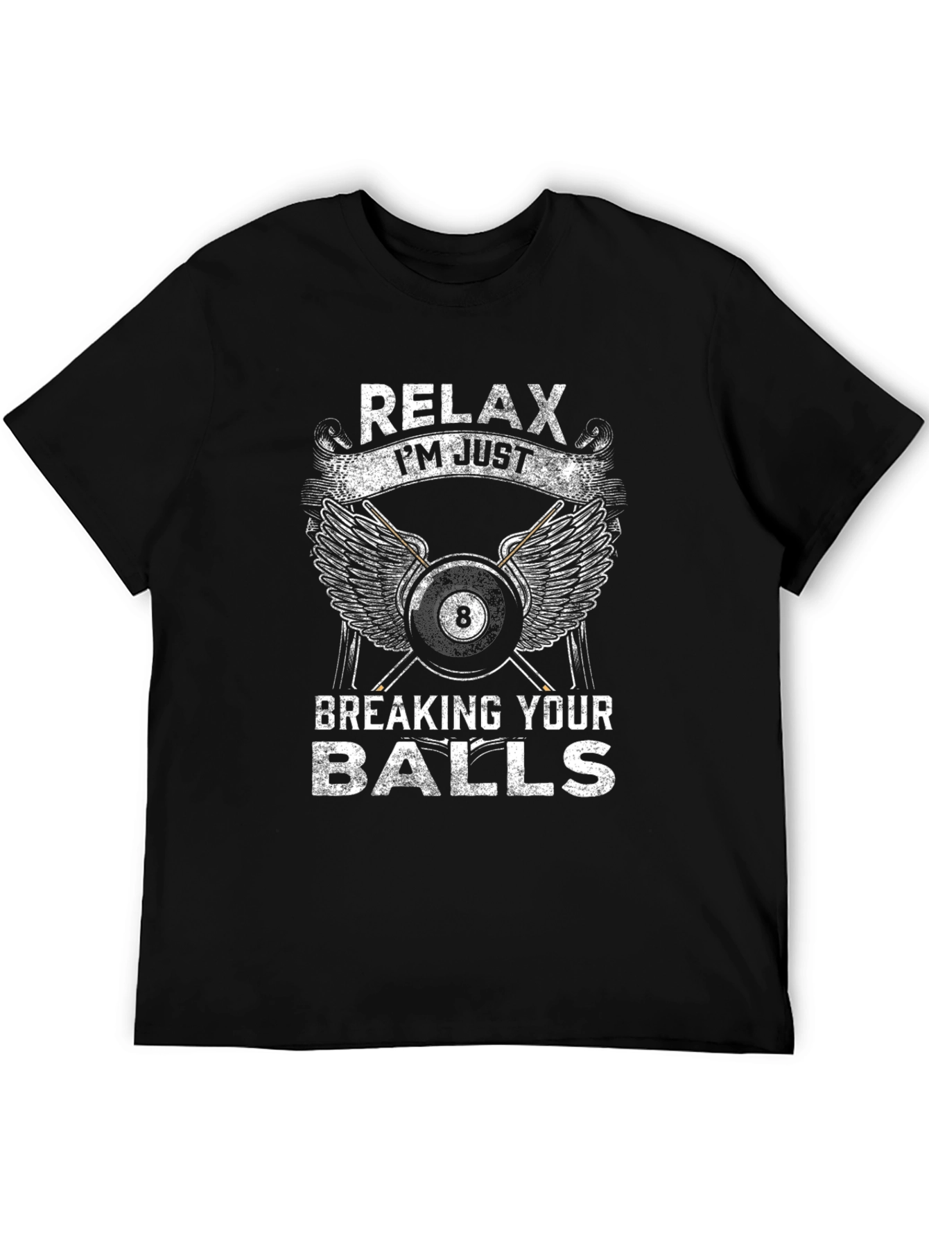 Relax Breaking Balls Graphic T-Shirt