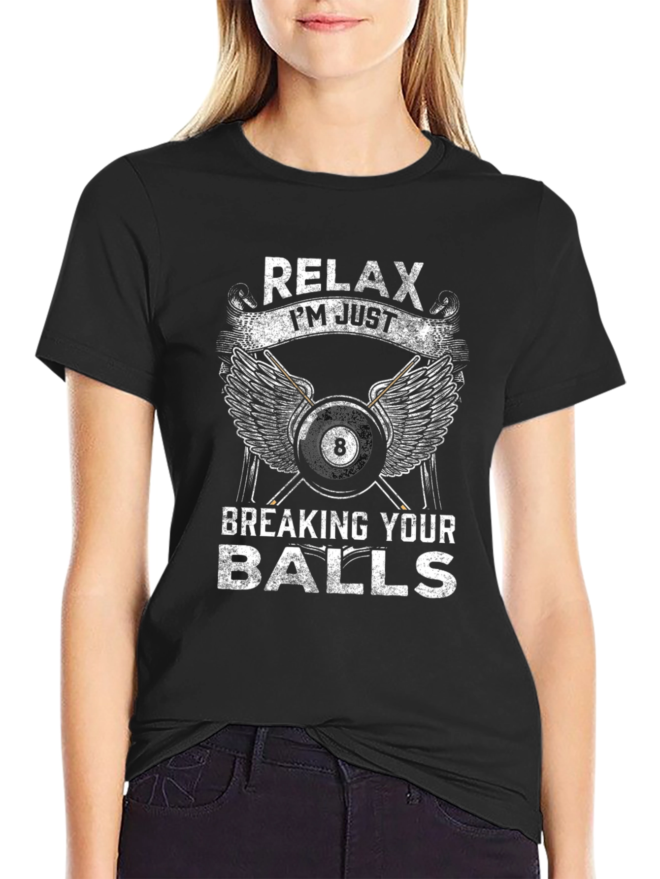 Relax Breaking Balls Graphic T-Shirt
