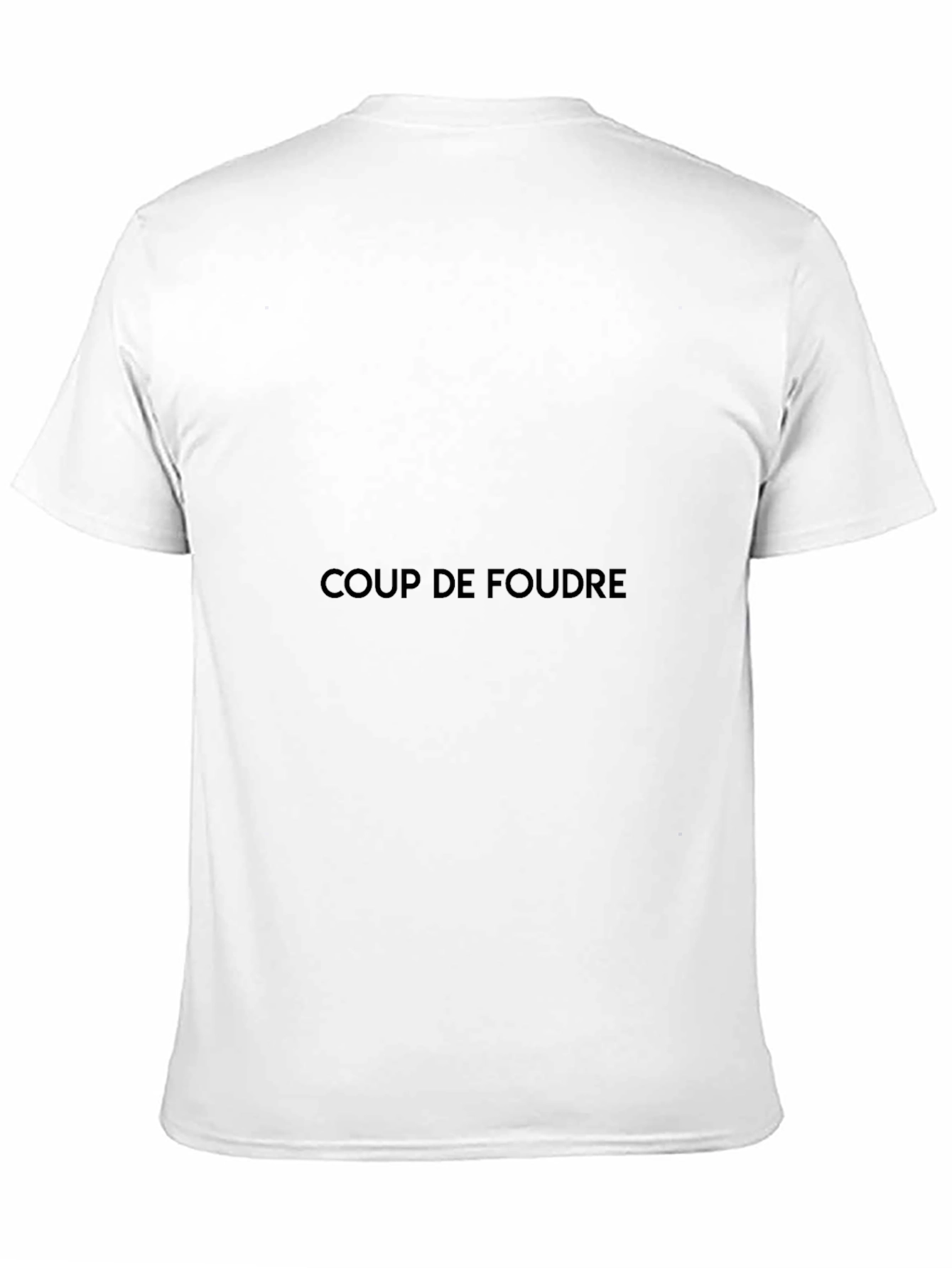 Coup de Foudre Black Crew Neck Tee