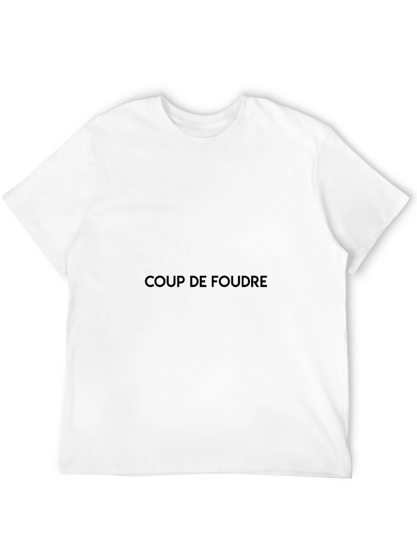 Coup de Foudre Black Crew Neck Tee