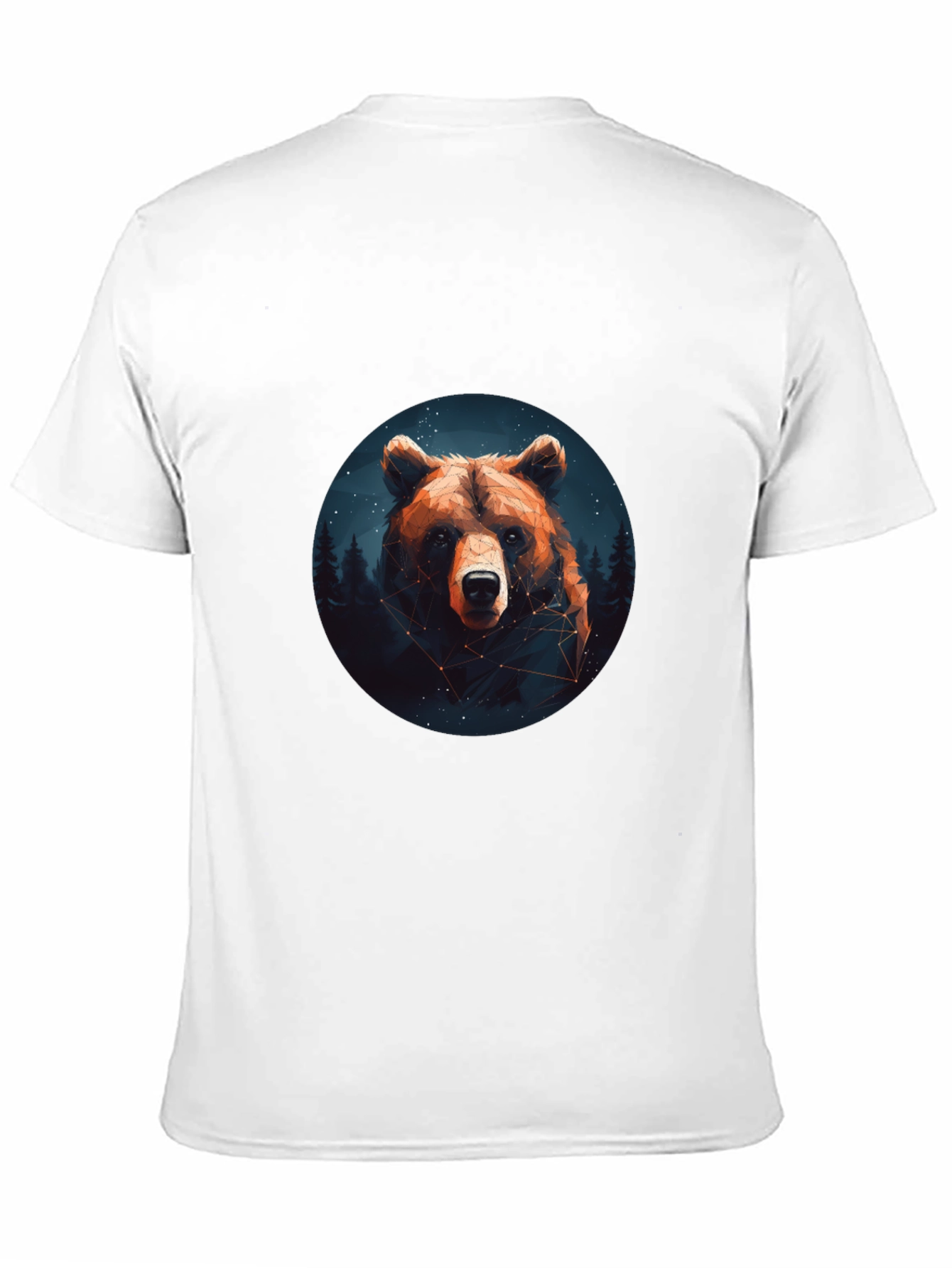 Bear Constellation Graphic Black T-Shirt