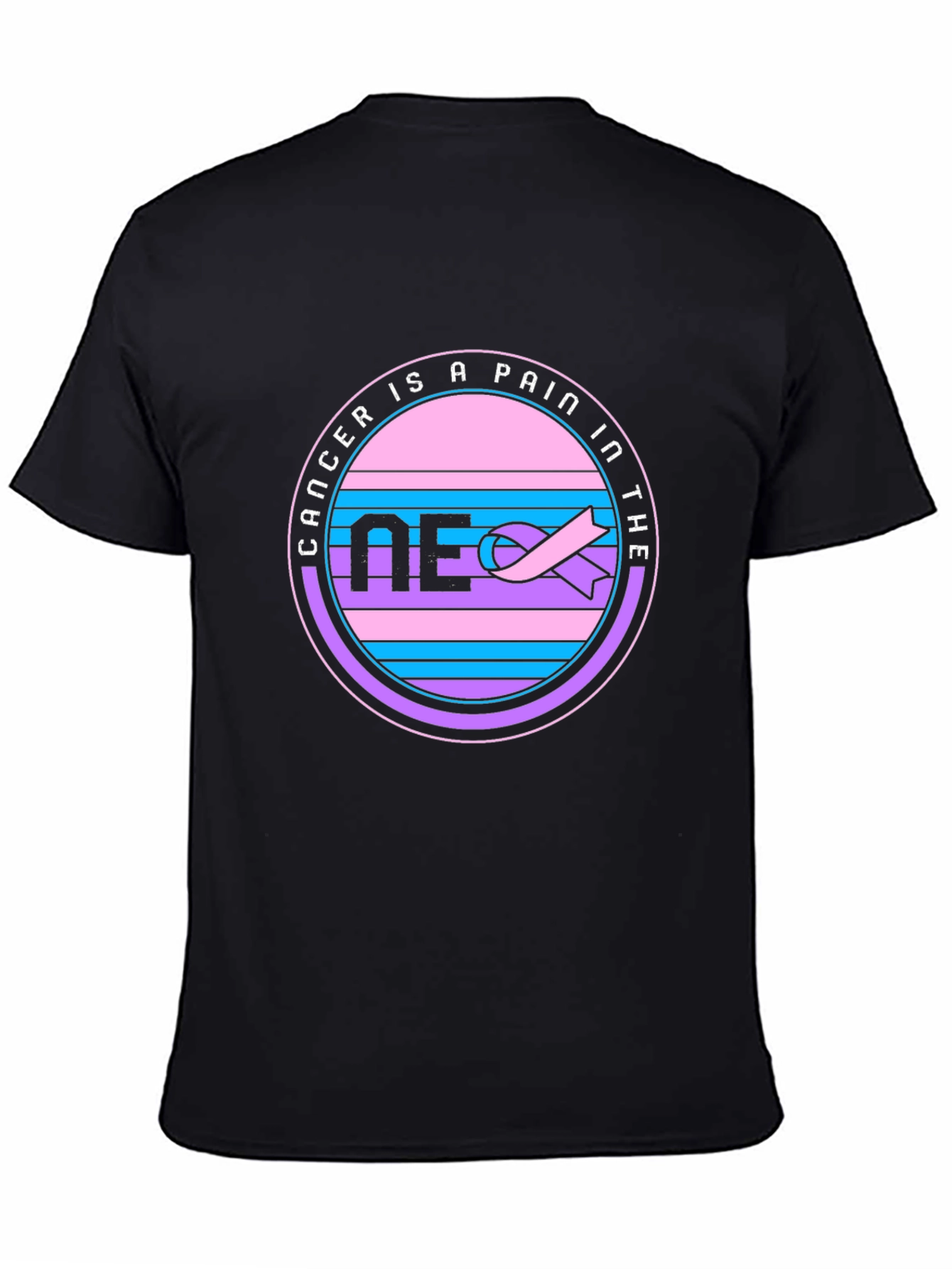 Cancer Pain Awareness Black T-Shirt