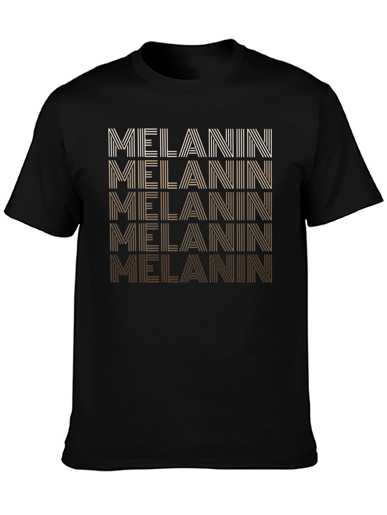 Melanin Graphic T-Shirt - Black