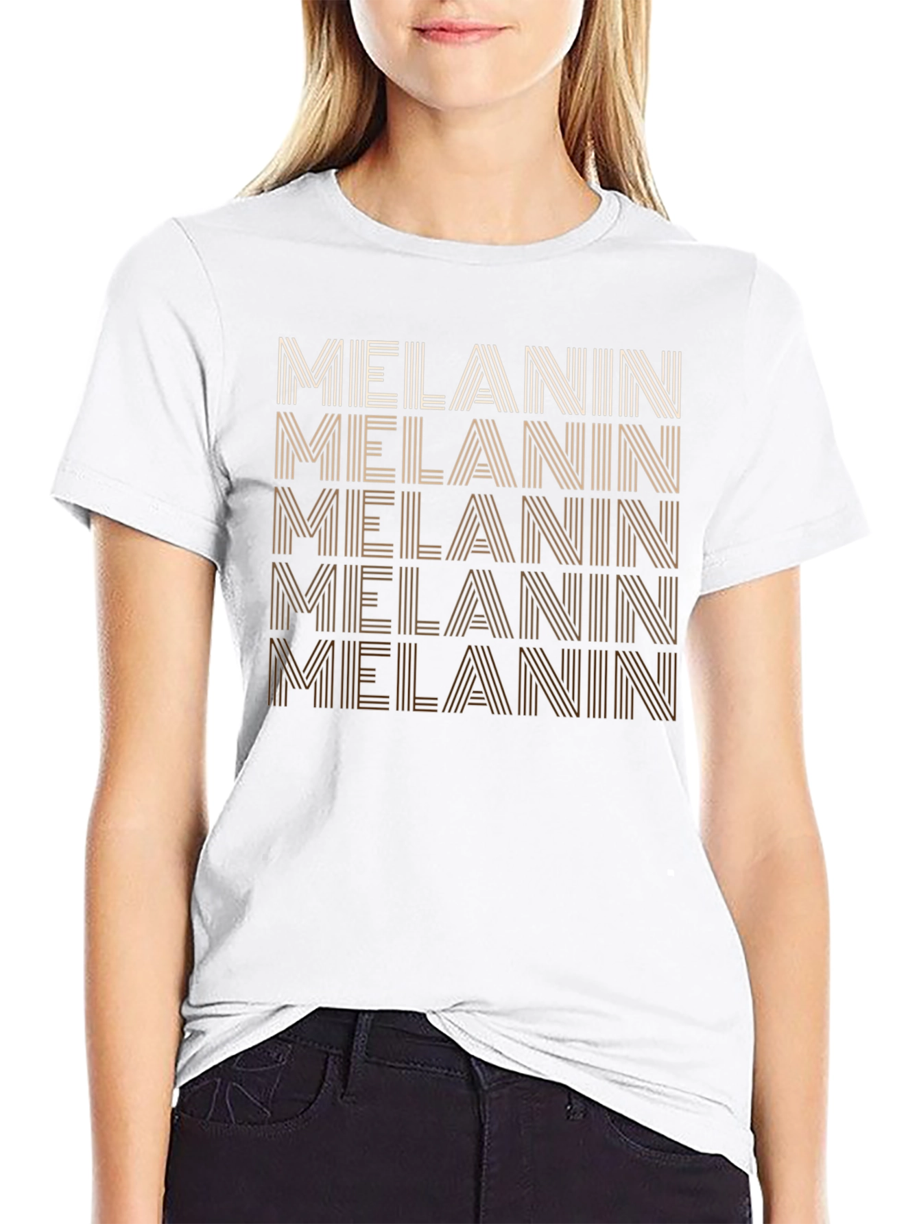 Melanin Graphic T-Shirt - Black