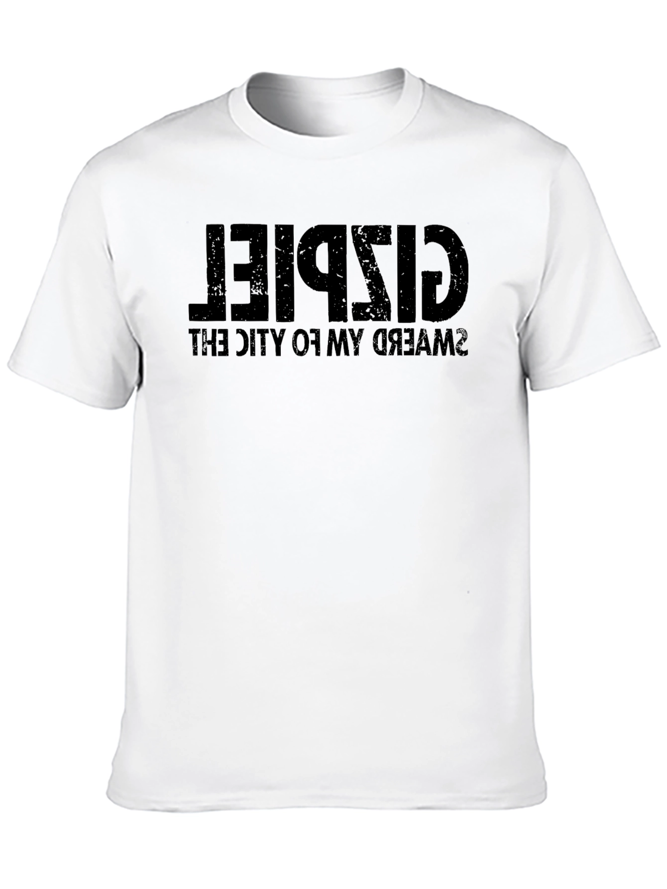 CISPIE the City of My Dreams Black T-Shirt