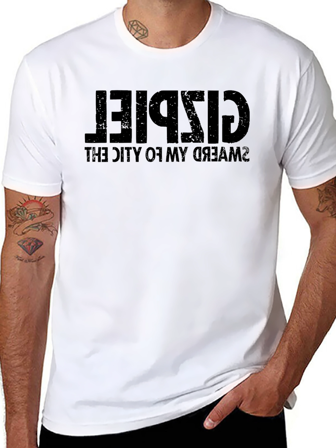 CISPIE the City of My Dreams Black T-Shirt